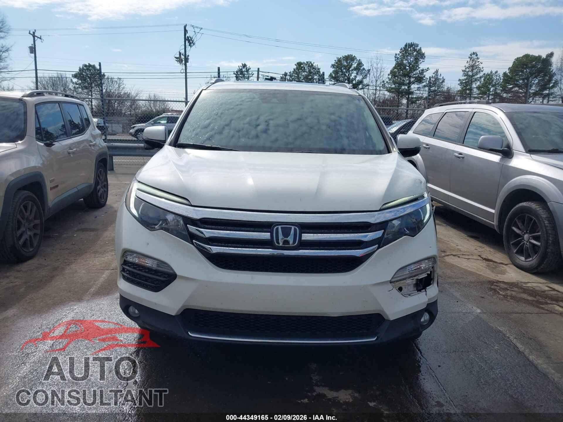 HONDA PILOT 2017 - 5FNYF5H93HB037901