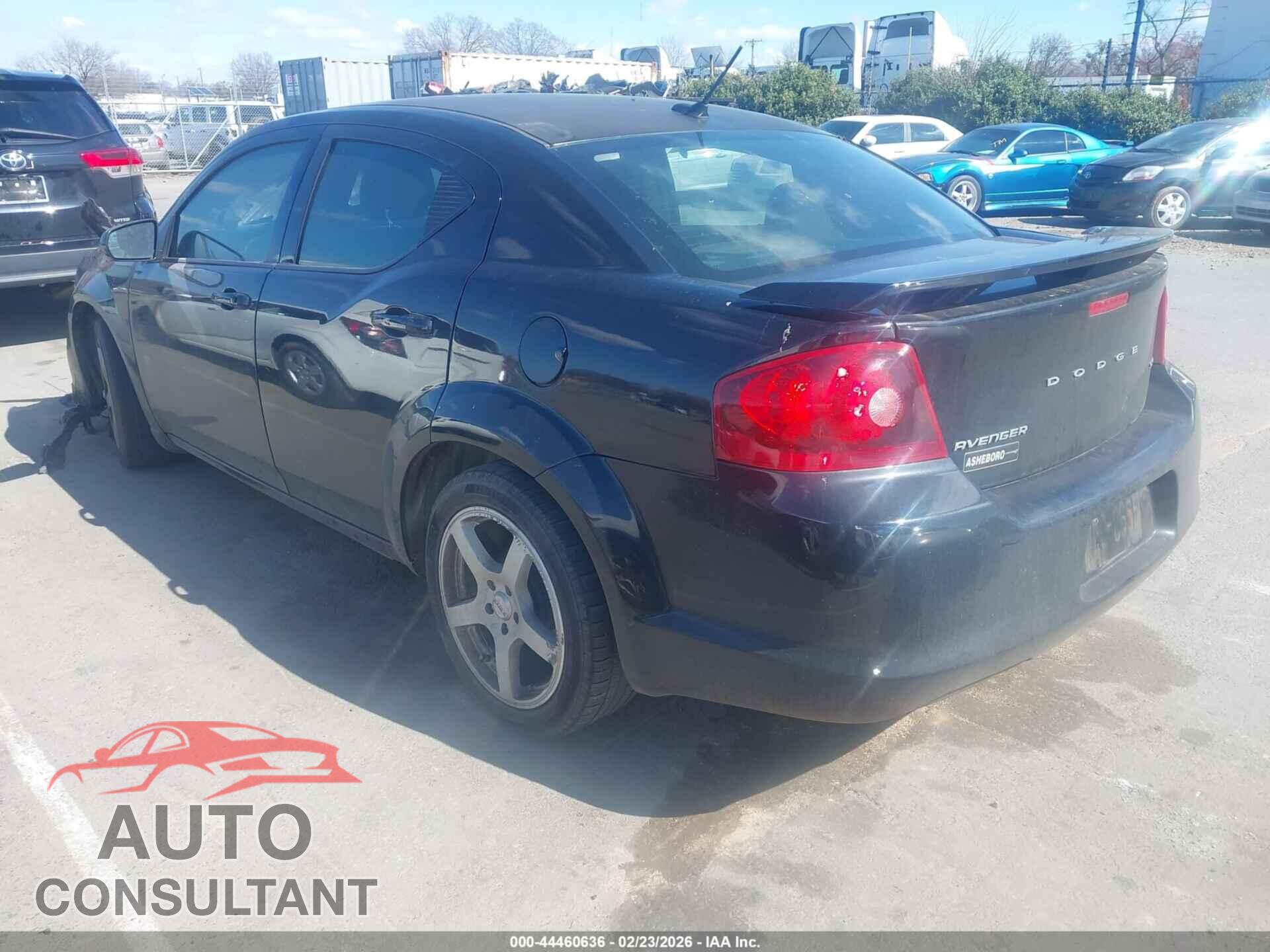 DODGE AVENGER 2013 - 1C3CDZCB4DN605655