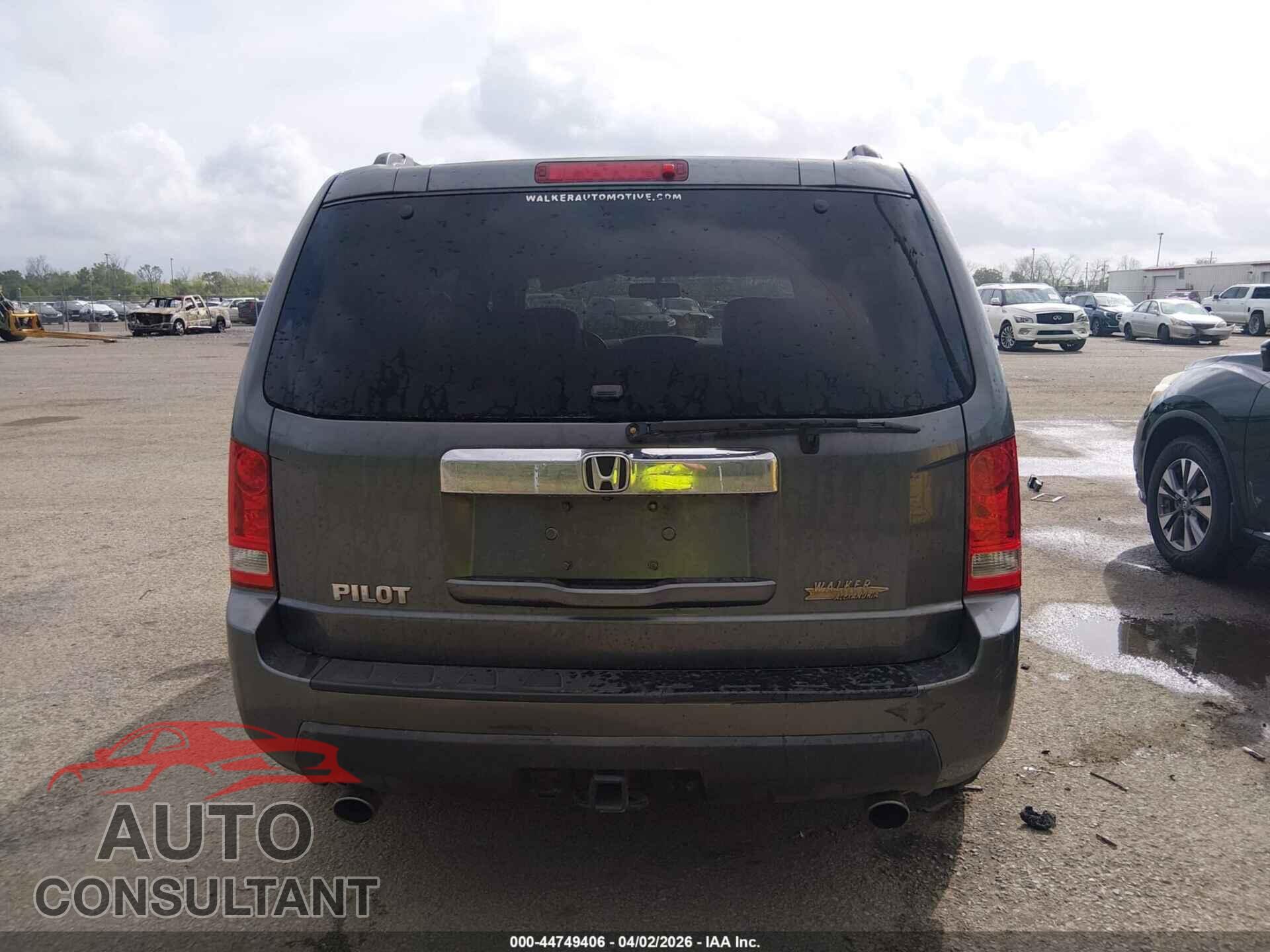 HONDA PILOT 2011 - 5FNYF3H57BB018924