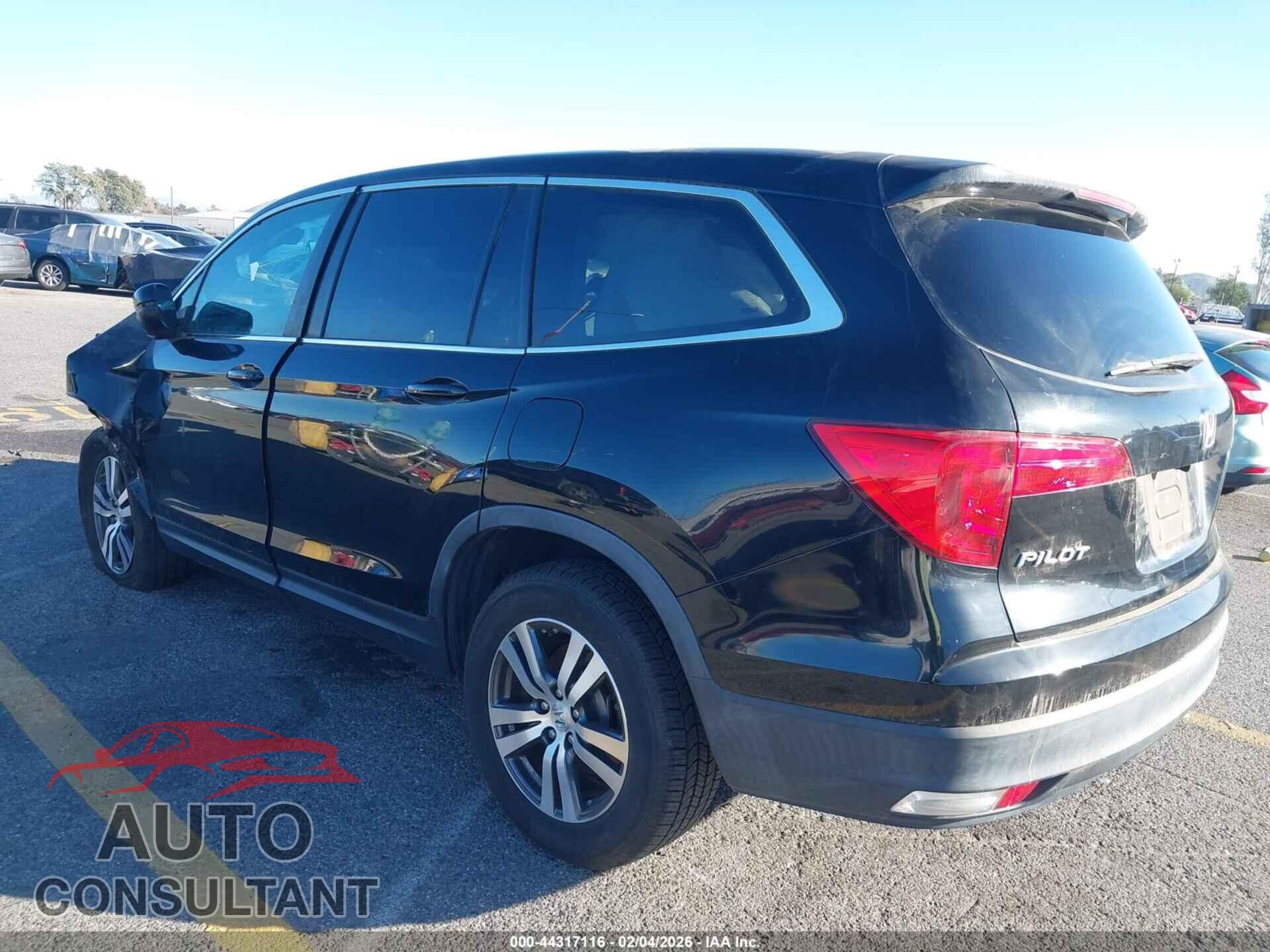 HONDA PILOT 2017 - 5FNYF5H86HB042243