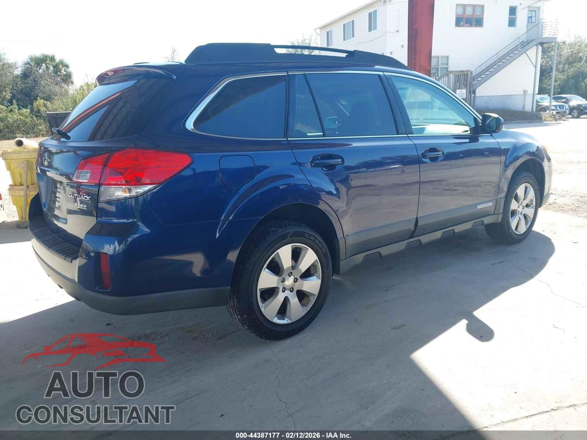 SUBARU OUTBACK 2011 - 4S4BRBBC2B3409843