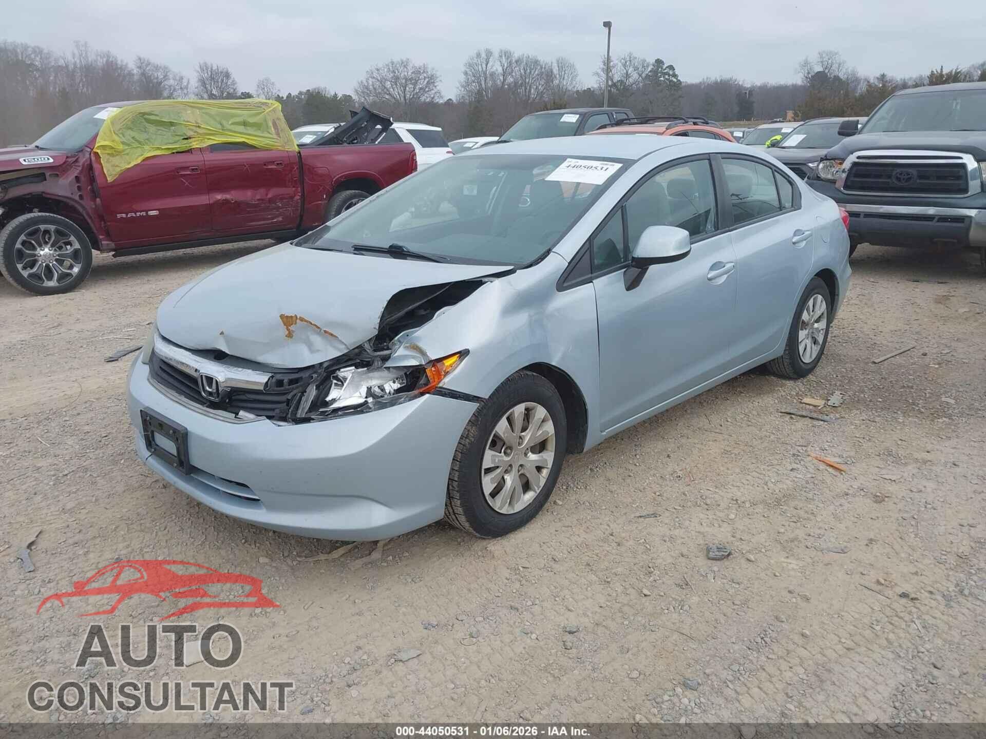 HONDA CIVIC 2012 - 19XFB2F50CE046216