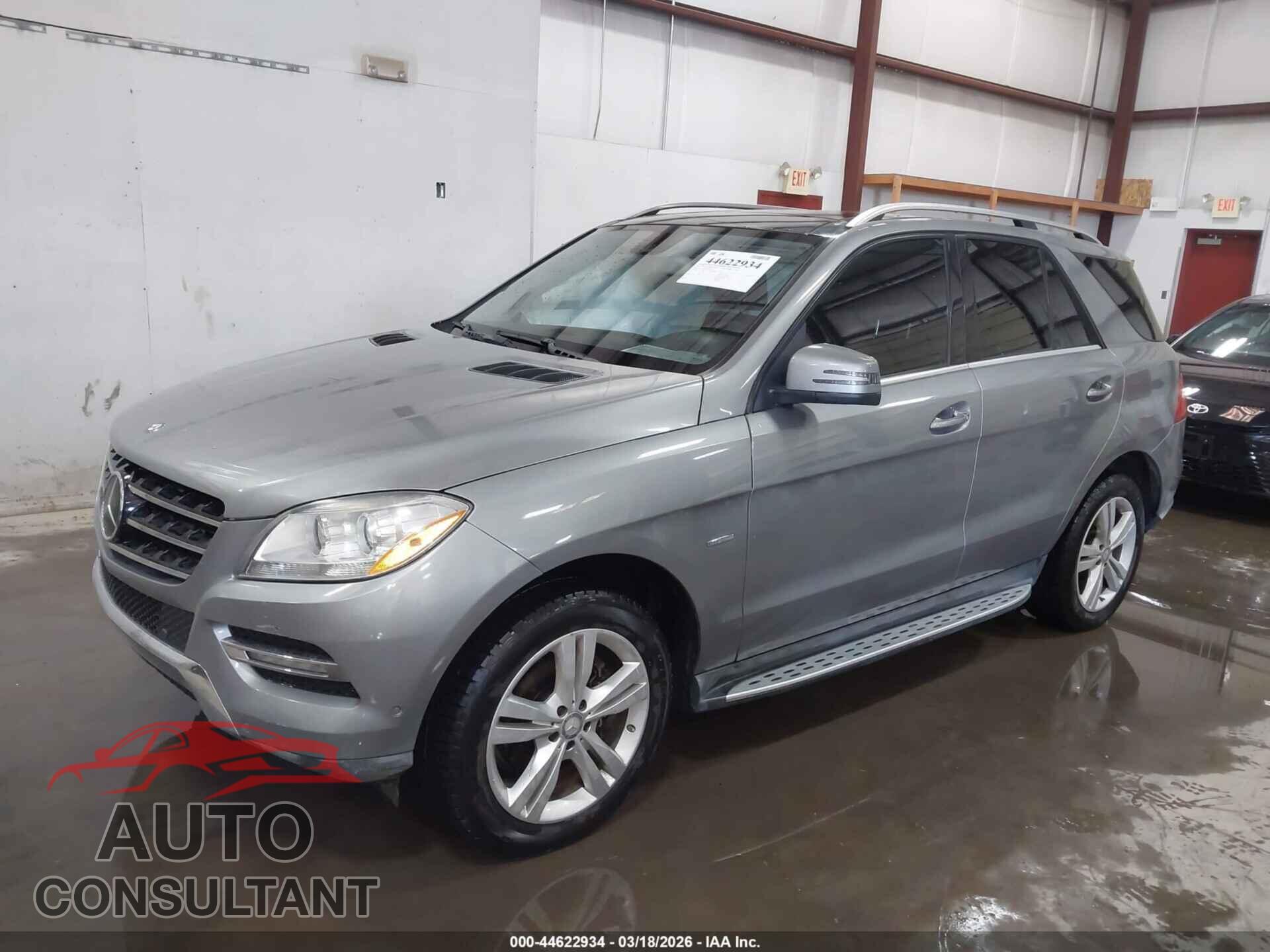MERCEDES-BENZ ML 350 BLUETEC 2012 - 4JGDA2EB3CA033749