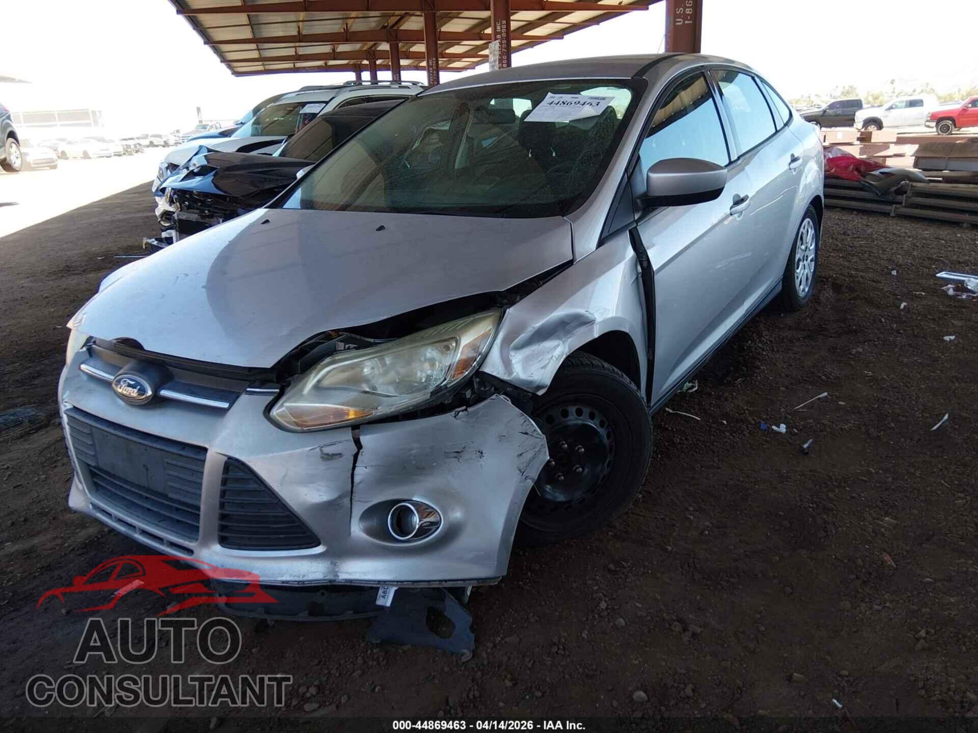 FORD FOCUS 2012 - 1FAHP3F25CL252019