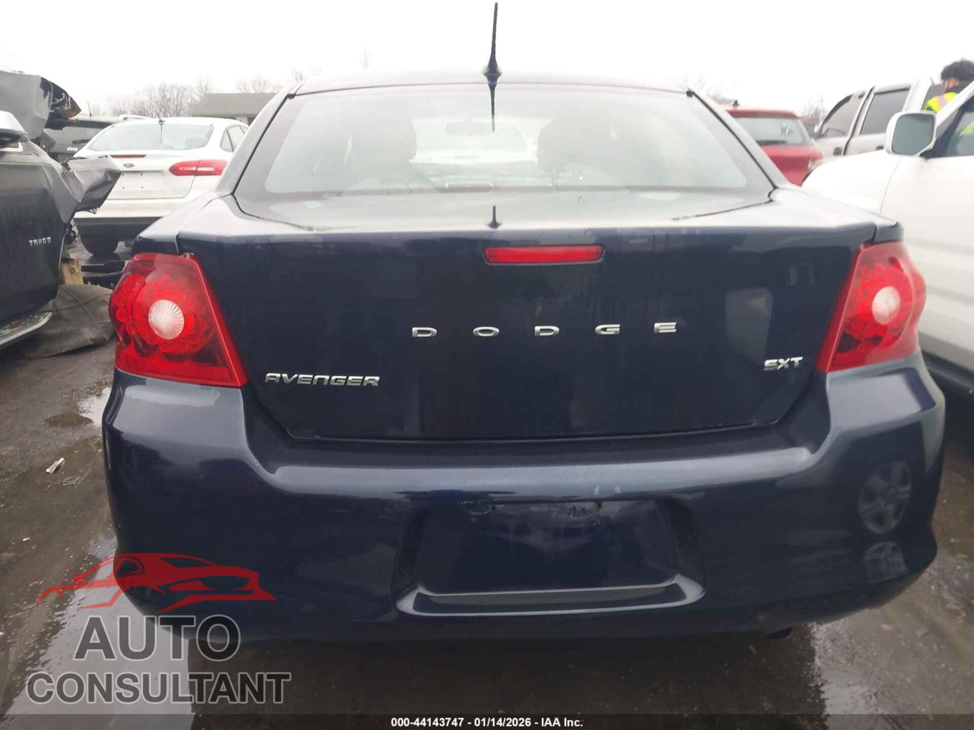 DODGE AVENGER 2012 - 1C3CDZCB6CN227952