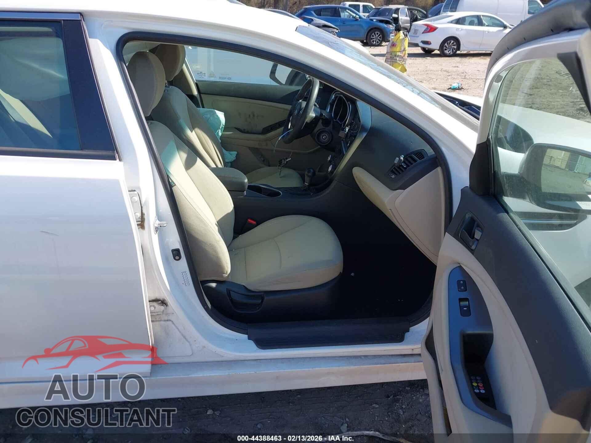 KIA OPTIMA 2014 - KNAGM4A74E5462249