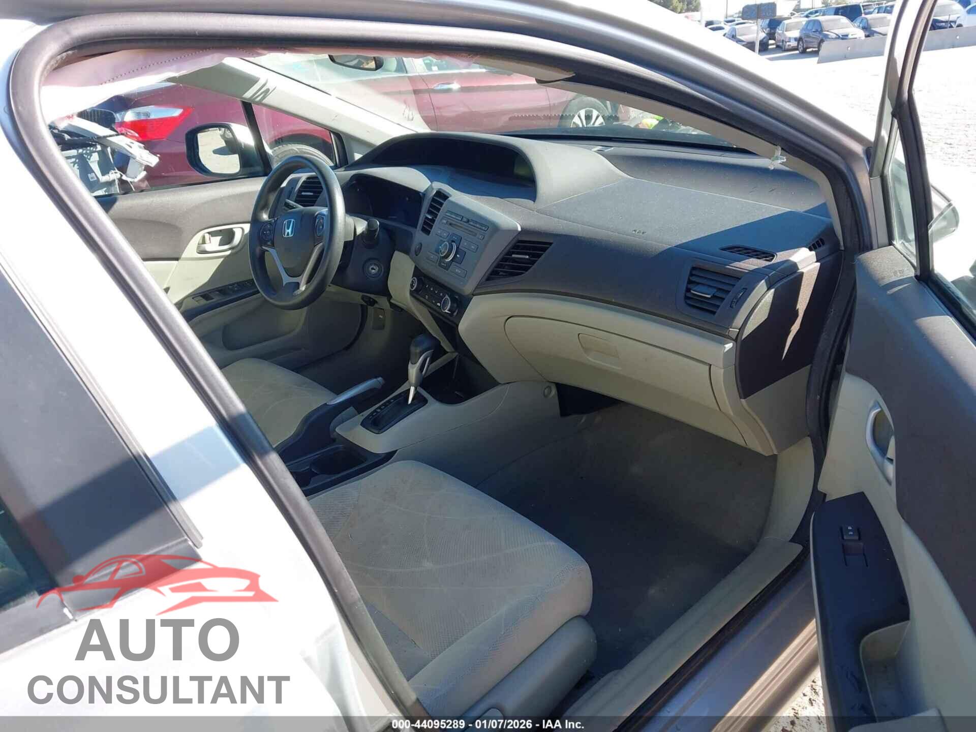HONDA CIVIC 2012 - 19XFB2F52CE380005