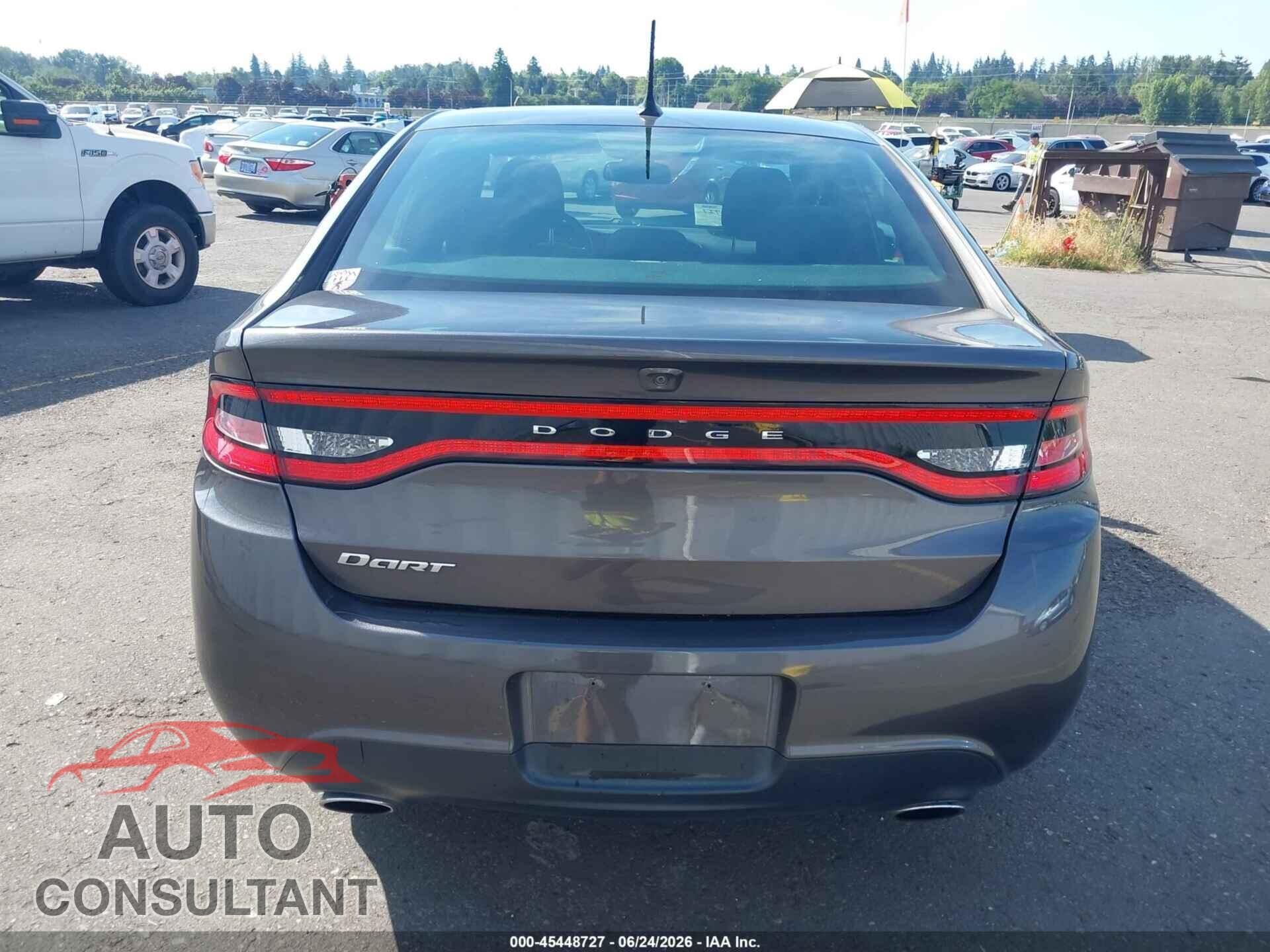 DODGE DART 2015 - 1C3CDFBB7FD374694