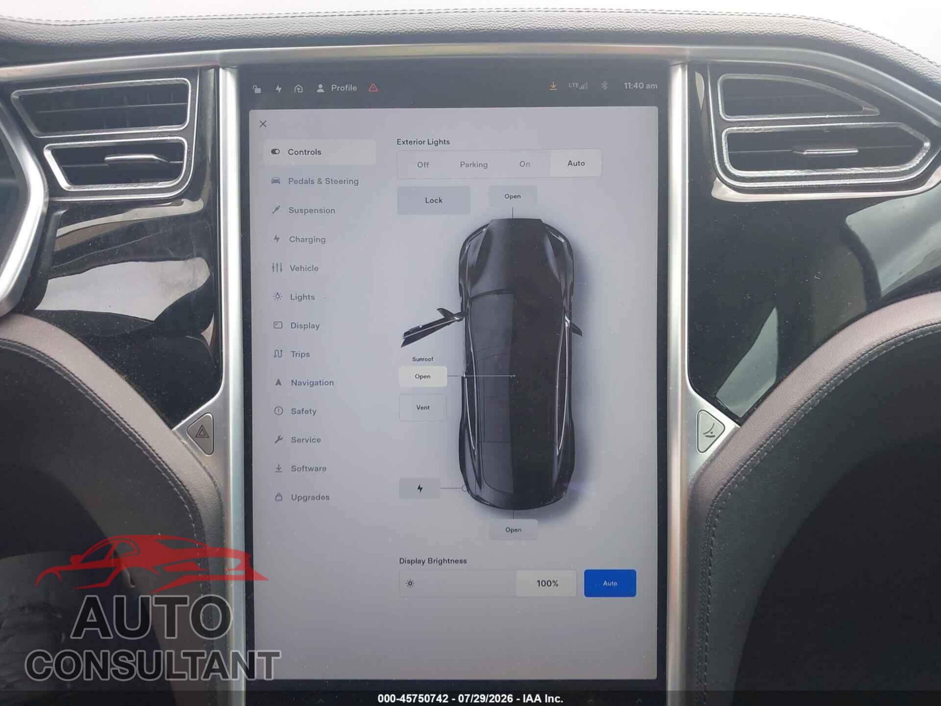 TESLA MODEL S 2013 - 5YJSA1CP2DFP16412