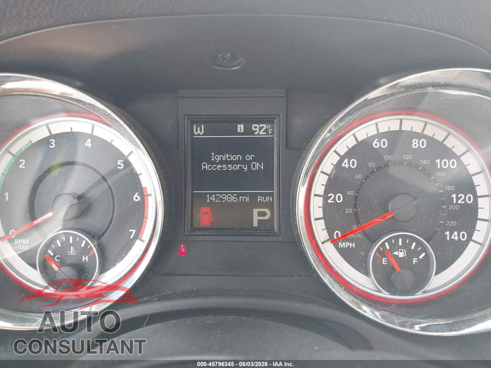 DODGE DURANGO 2013 - 1C4SDHETXDC678547