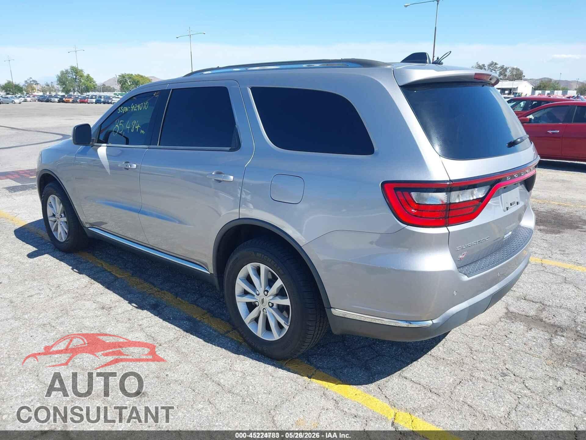DODGE DURANGO 2019 - 1C4RDJAG5KC839804