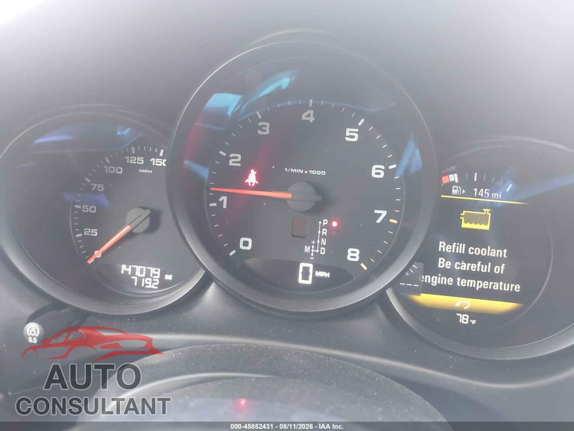 PORSCHE MACAN 2018 - WP1AA2A59JLB01575
