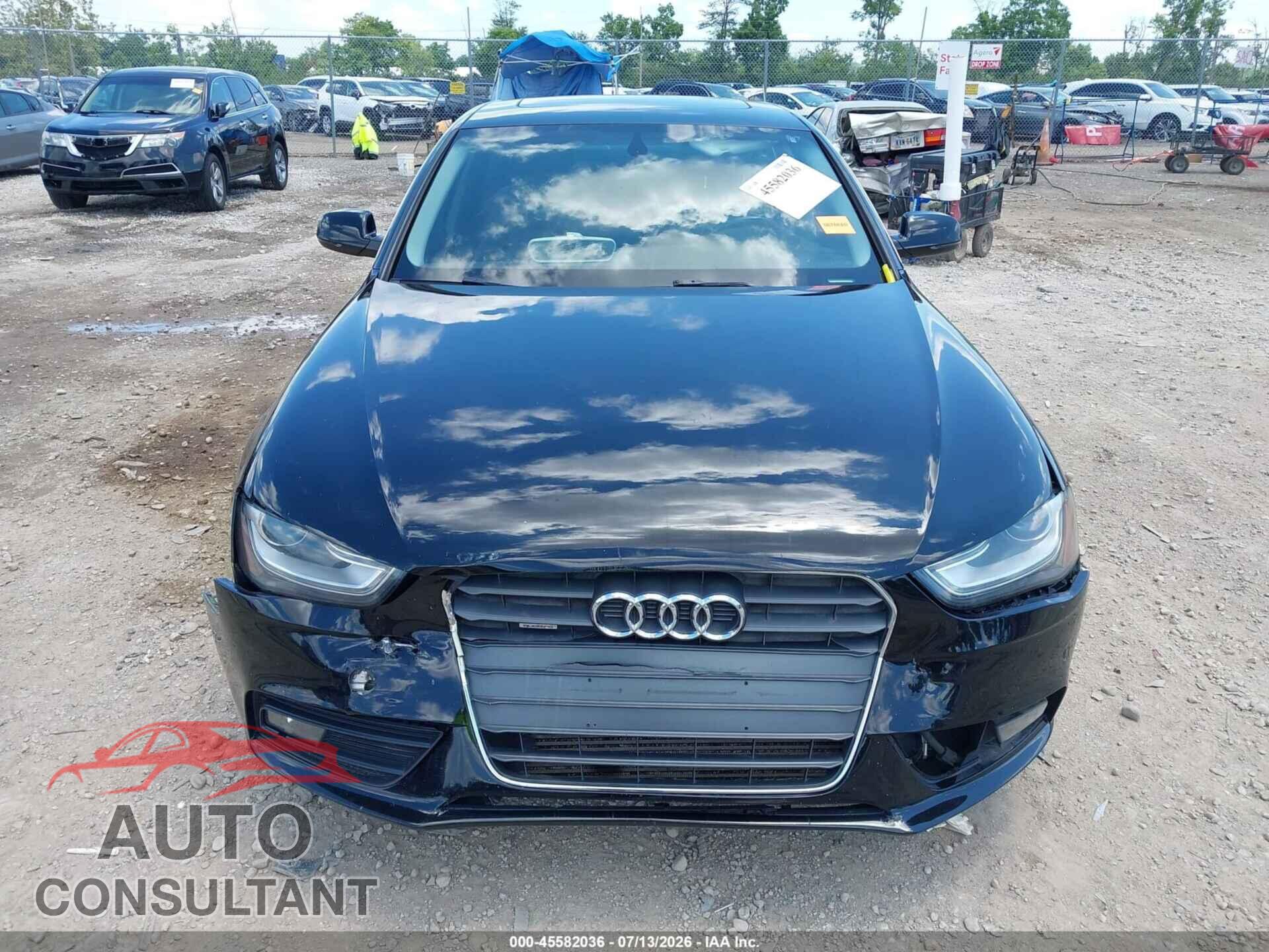 AUDI A4 2013 - WAUDFAFL3DN049366