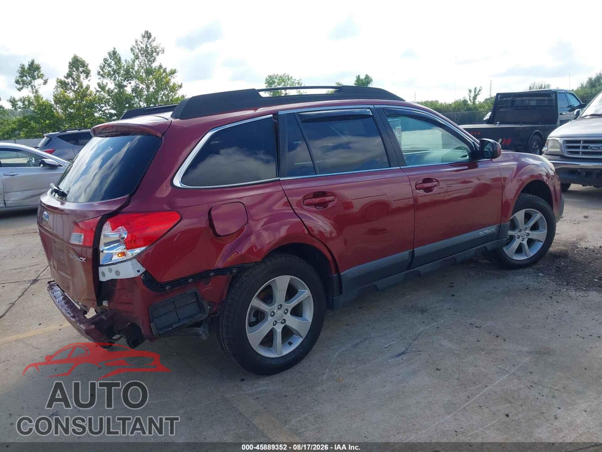 SUBARU OUTBACK 2013 - 4S4BRCCC3D3260852