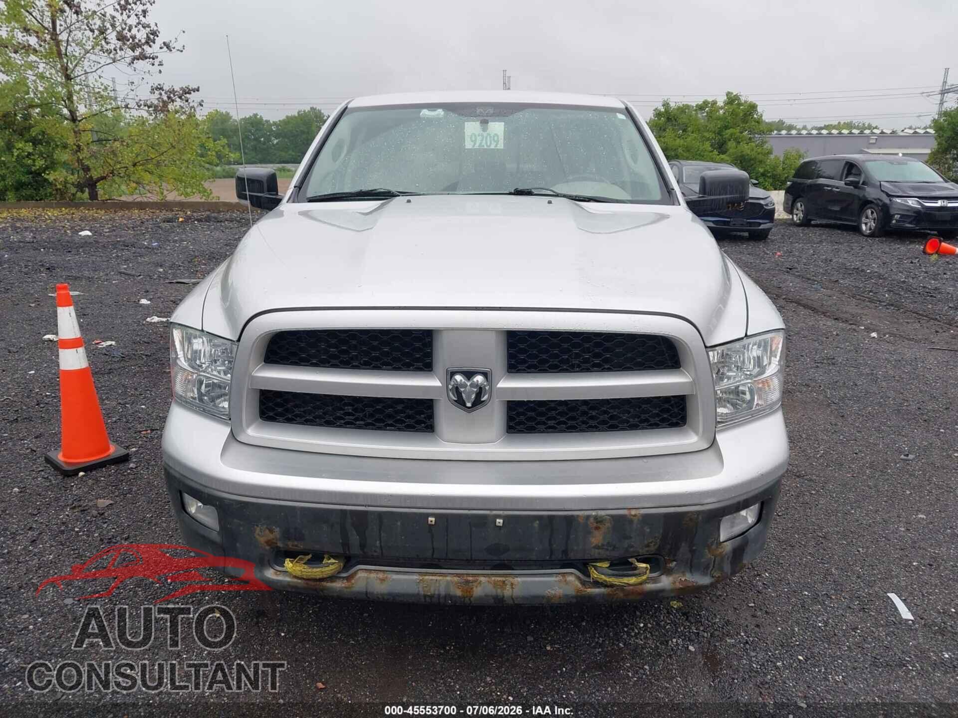 DODGE RAM 1500 2012 - 1C6RD7GT6CS151235