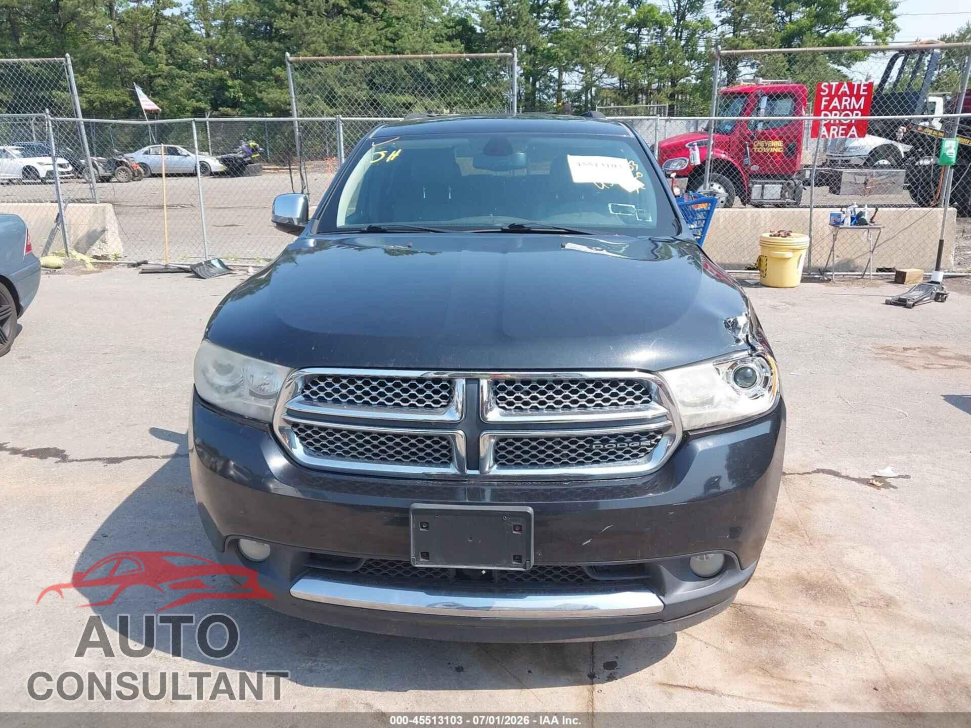 DODGE DURANGO 2011 - 1D4SE5GT3BC595180