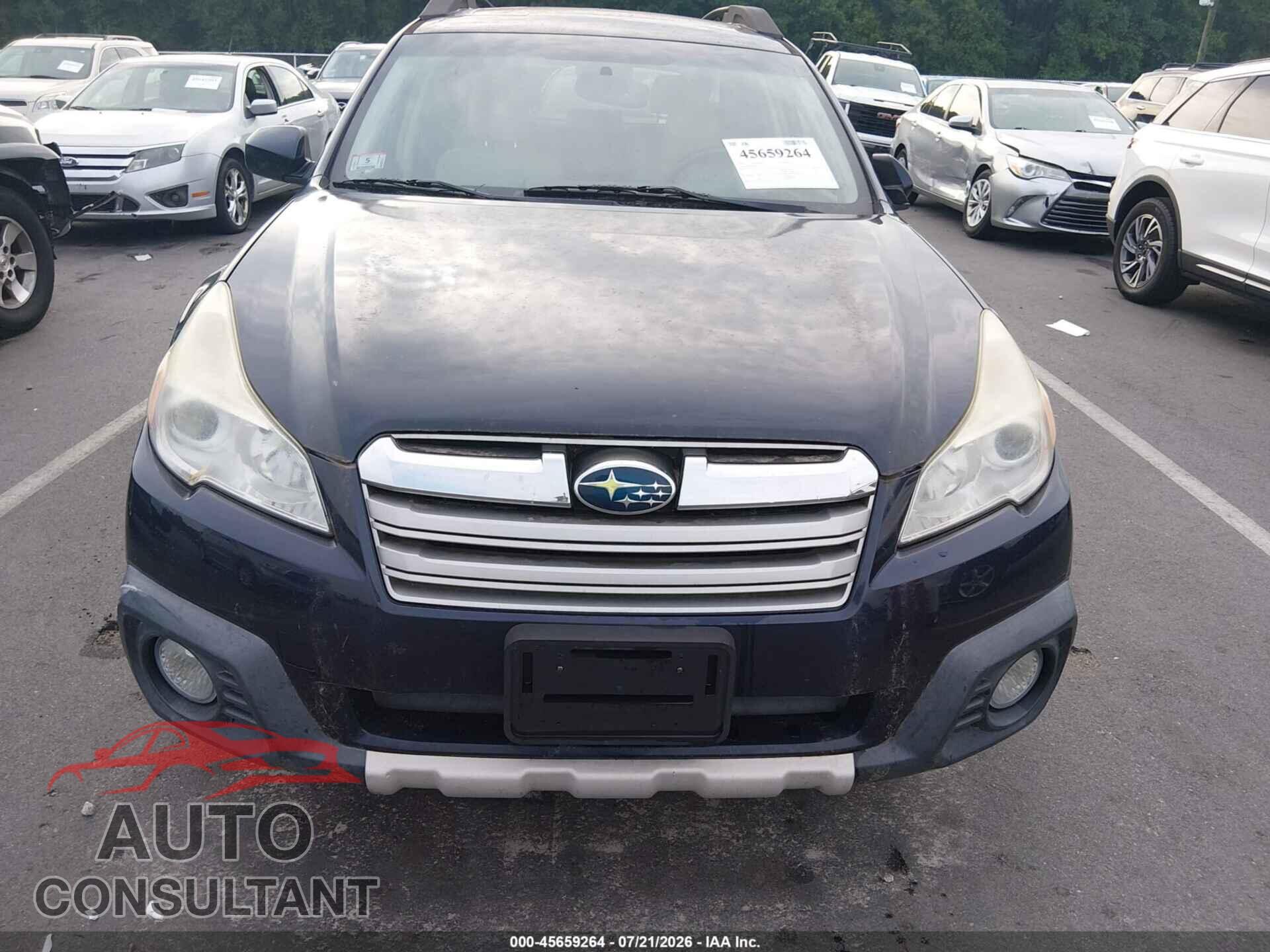 SUBARU OUTBACK 2014 - 4S4BRBLC0E3212317