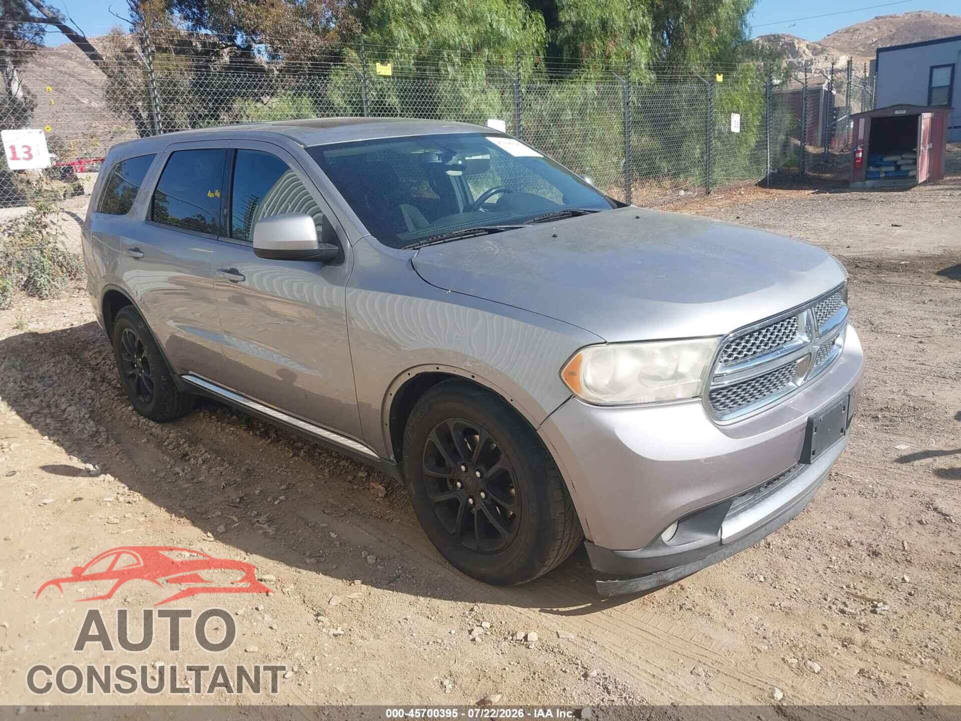 DODGE DURANGO 2013 - 1C4RDHAGXDC692942