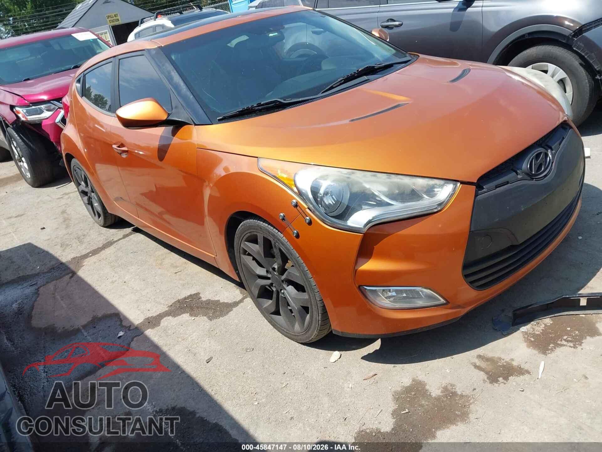 HYUNDAI VELOSTER 2013 - KMHTC6AD2DU093252