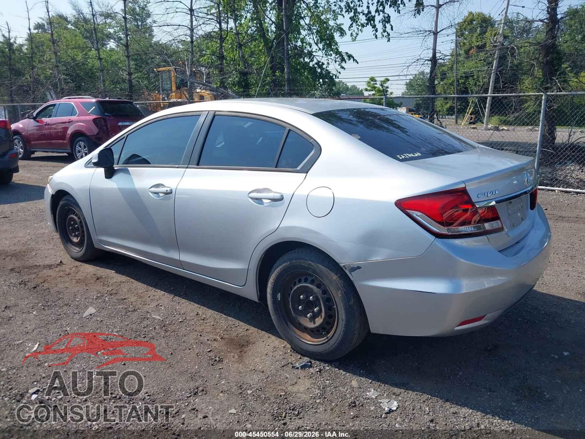 HONDA CIVIC 2013 - 19XFB2F56DE048344