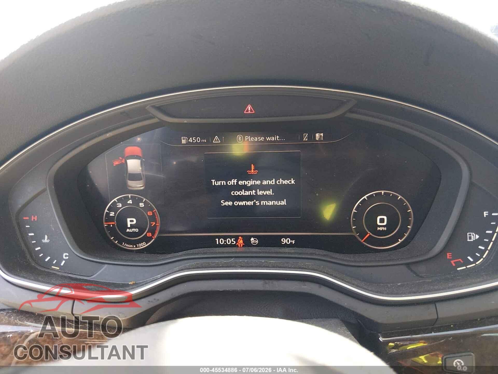 AUDI A4 2018 - WAULMAF40JA199741