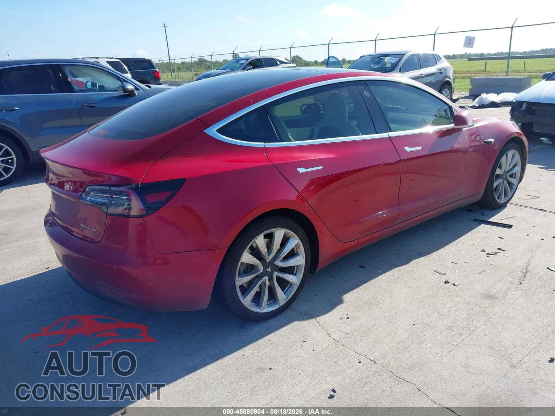 TESLA MODEL 3 2018 - 5YJ3E1EB7JF097490