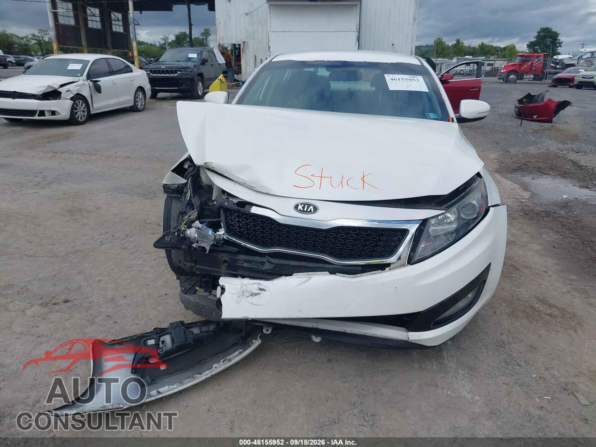 KIA OPTIMA 2012 - KNAGM4A7XC5292203