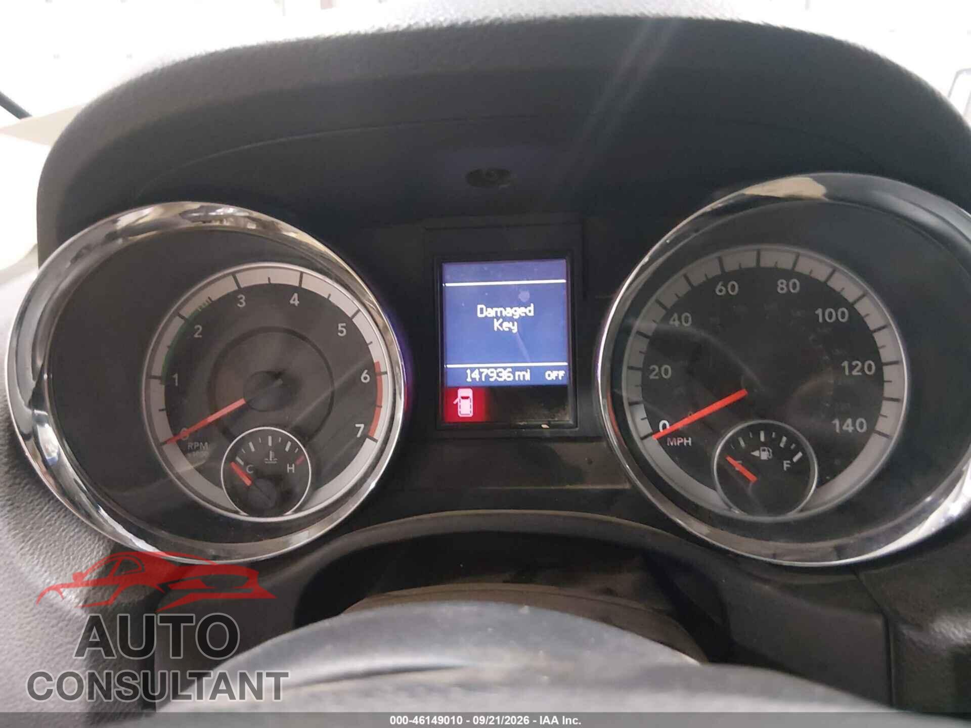 DODGE DURANGO 2013 - 1C4SDJCT1DC661761