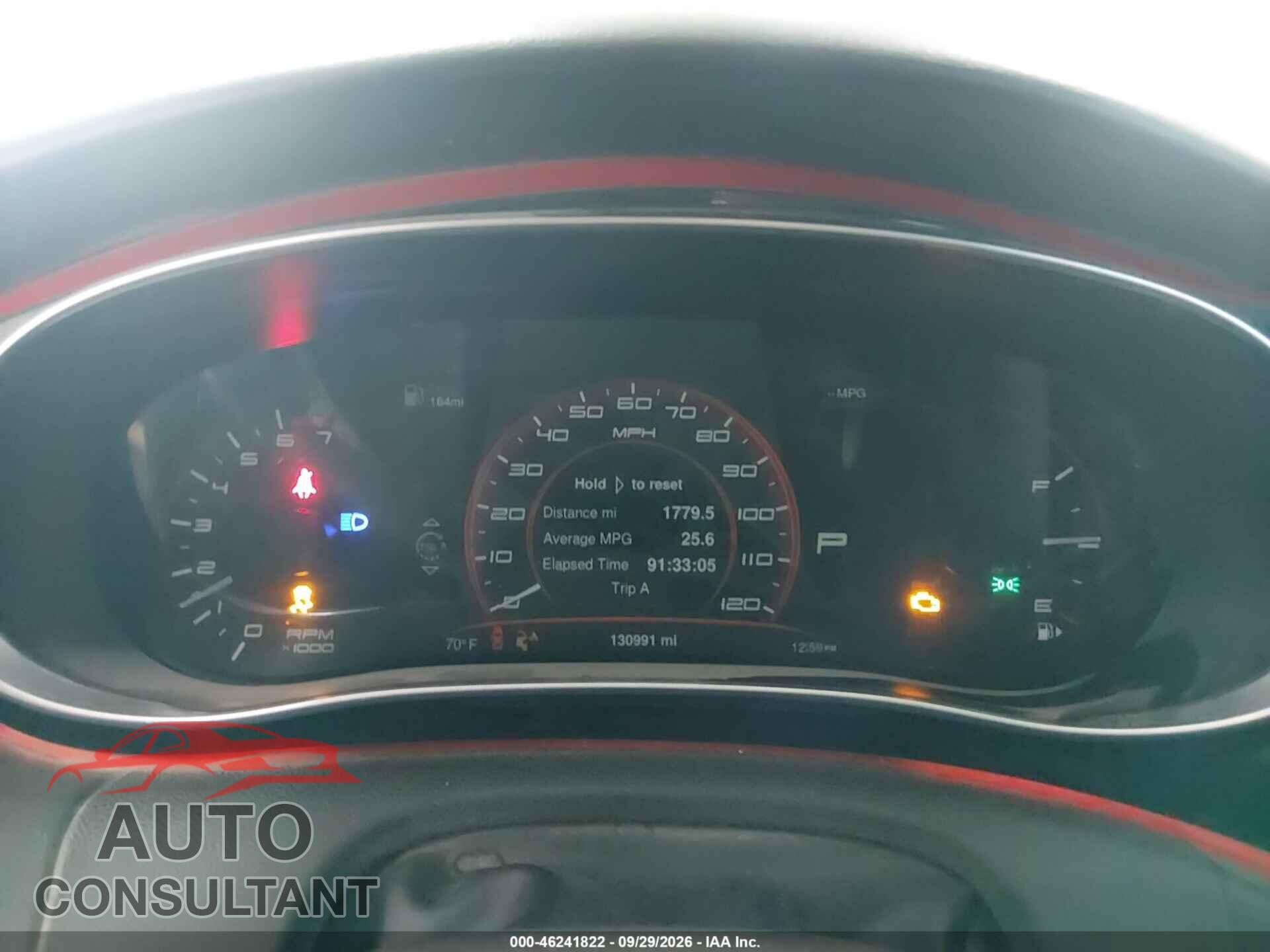 DODGE DART 2015 - 1C3CDFDH5FD404406