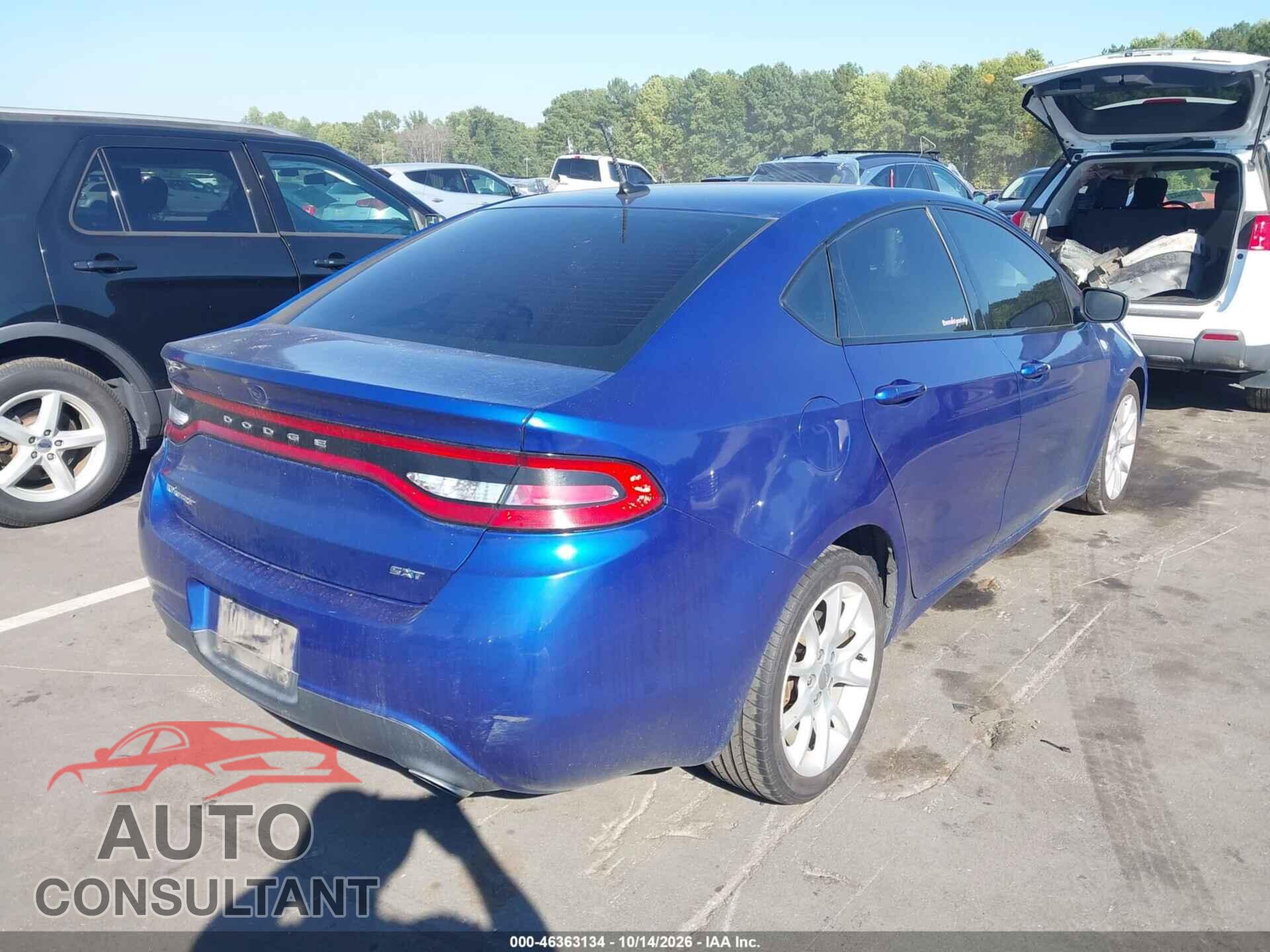 DODGE DART 2013 - 1C3CDFBA3DD310656