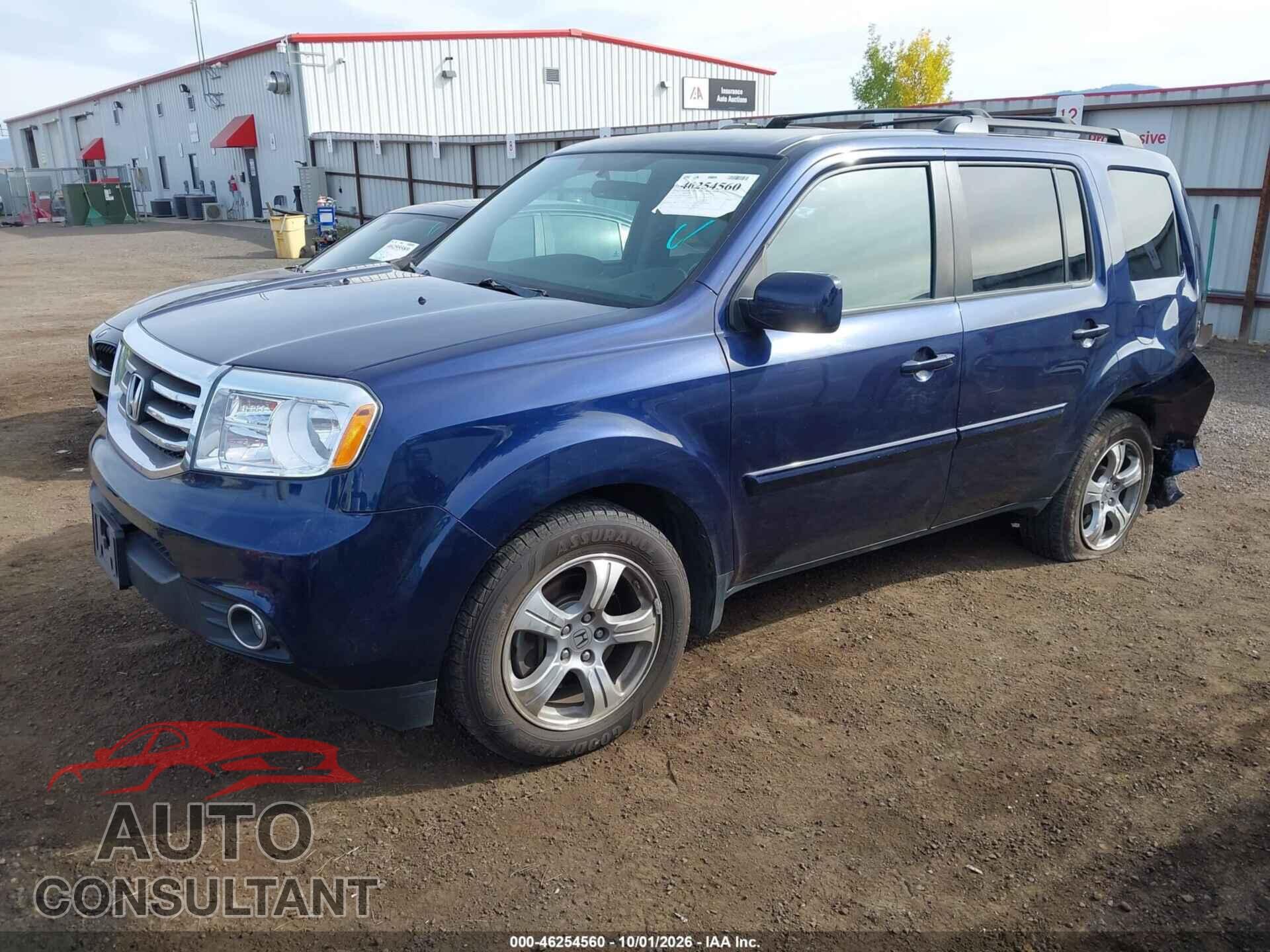 HONDA PILOT 2014 - 5FNYF4H47EB011246