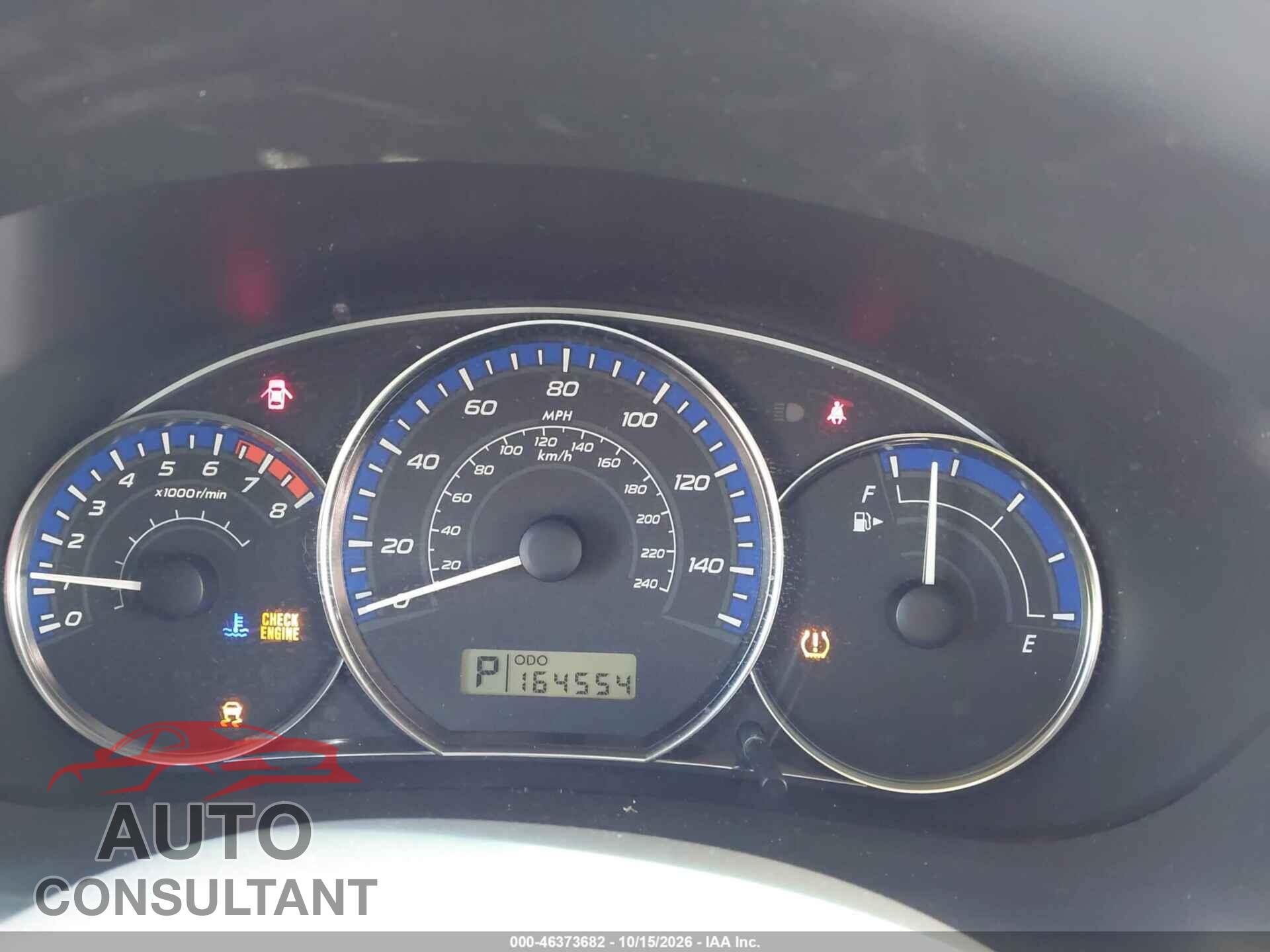 SUBARU FORESTER 2012 - JF2SHADC5CH416998