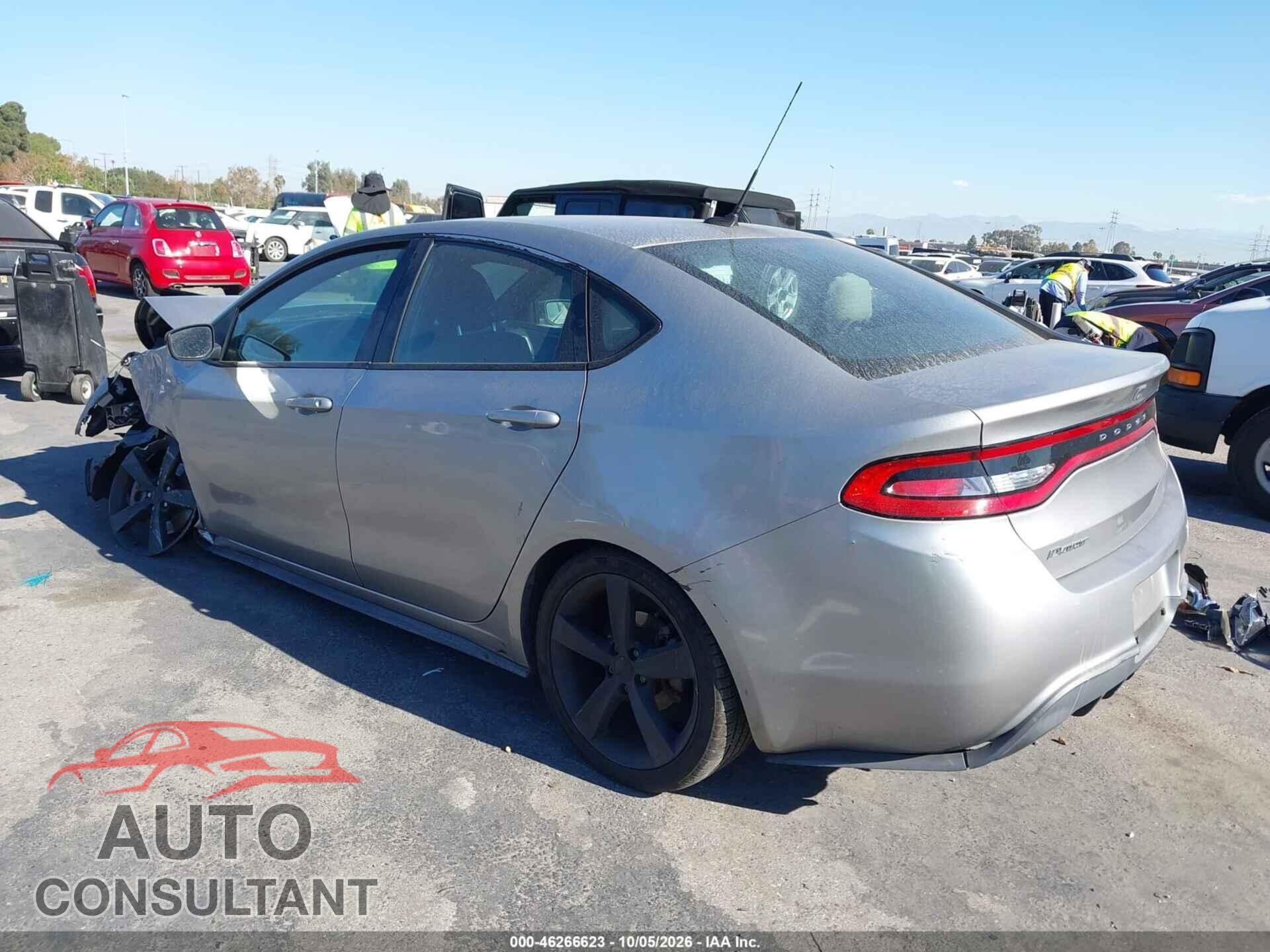 DODGE DART 2015 - 1C3CDFBB3FD378712