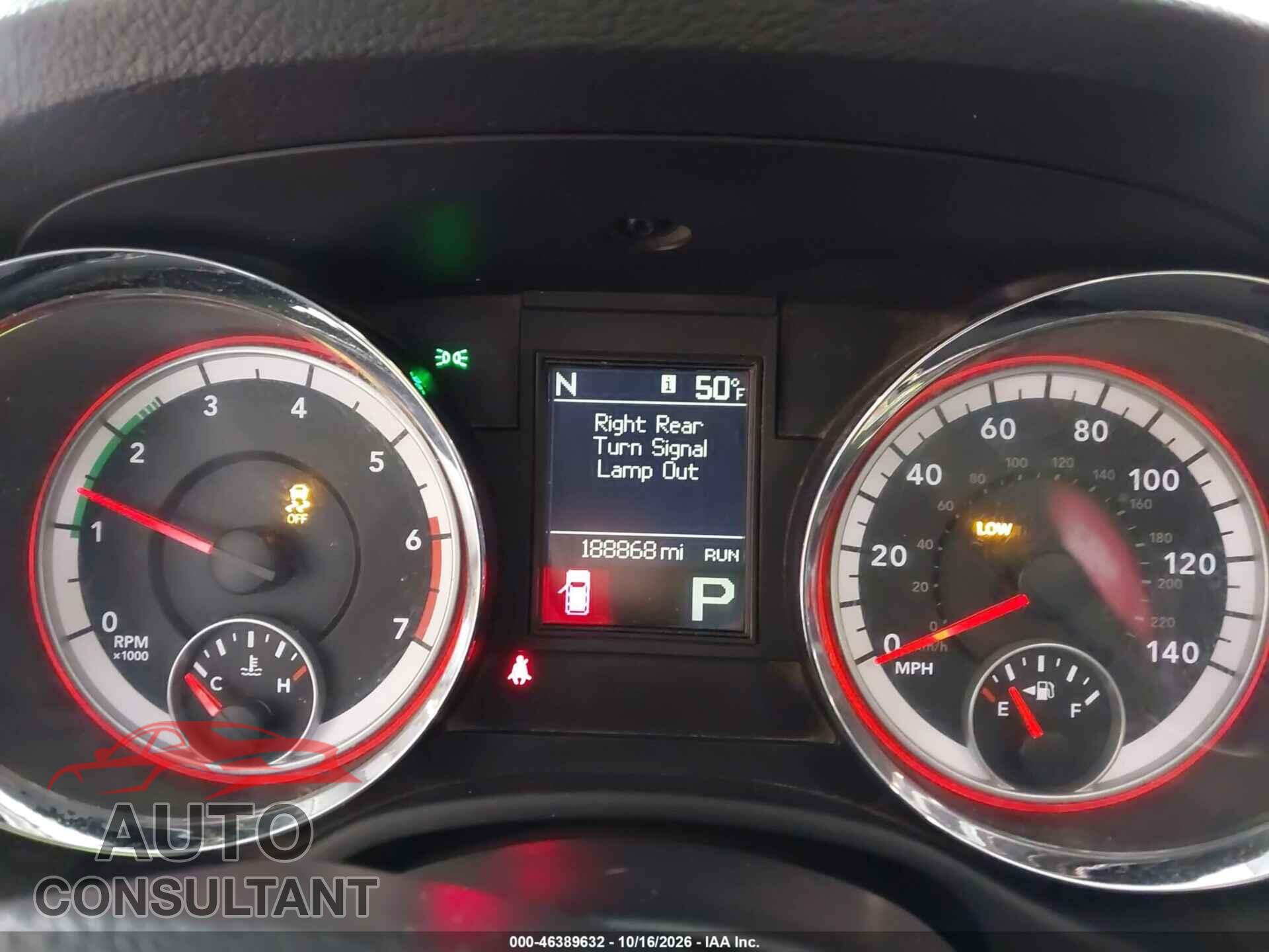 DODGE DURANGO 2012 - 1C4SDJDT7CC309443