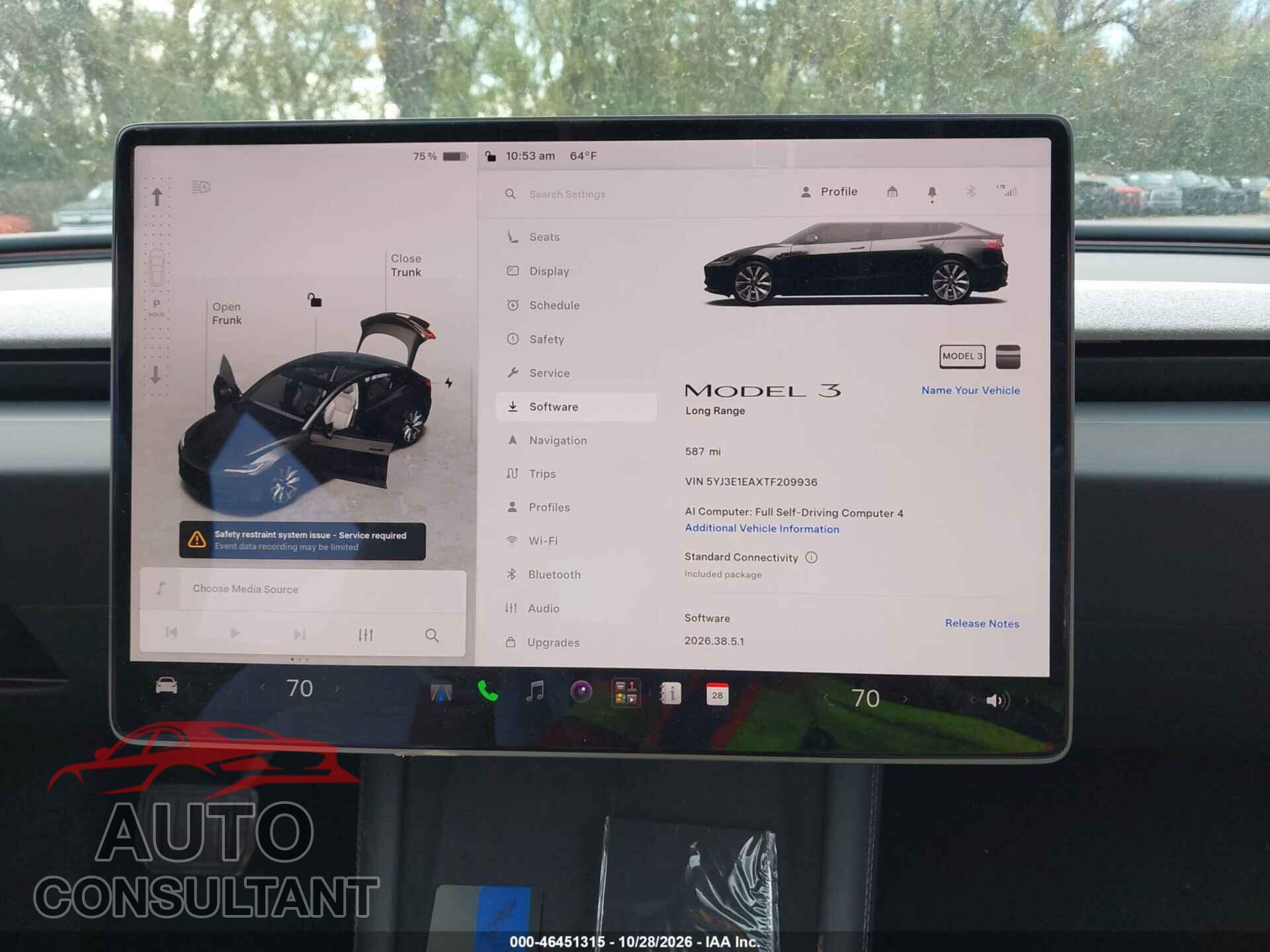 TESLA MODEL 3 2026 - 5YJ3E1EAXTF209936