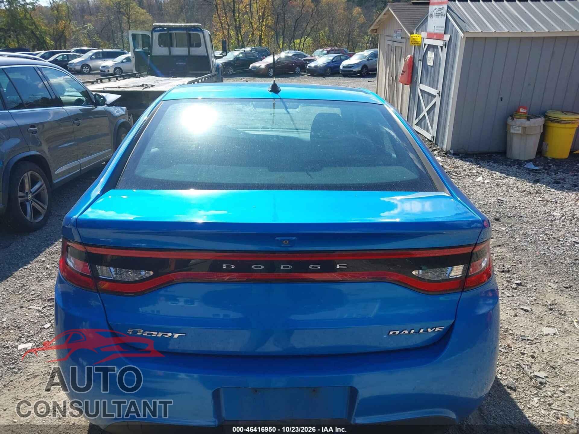 DODGE DART 2015 - 1C3CDFBB5FD253906