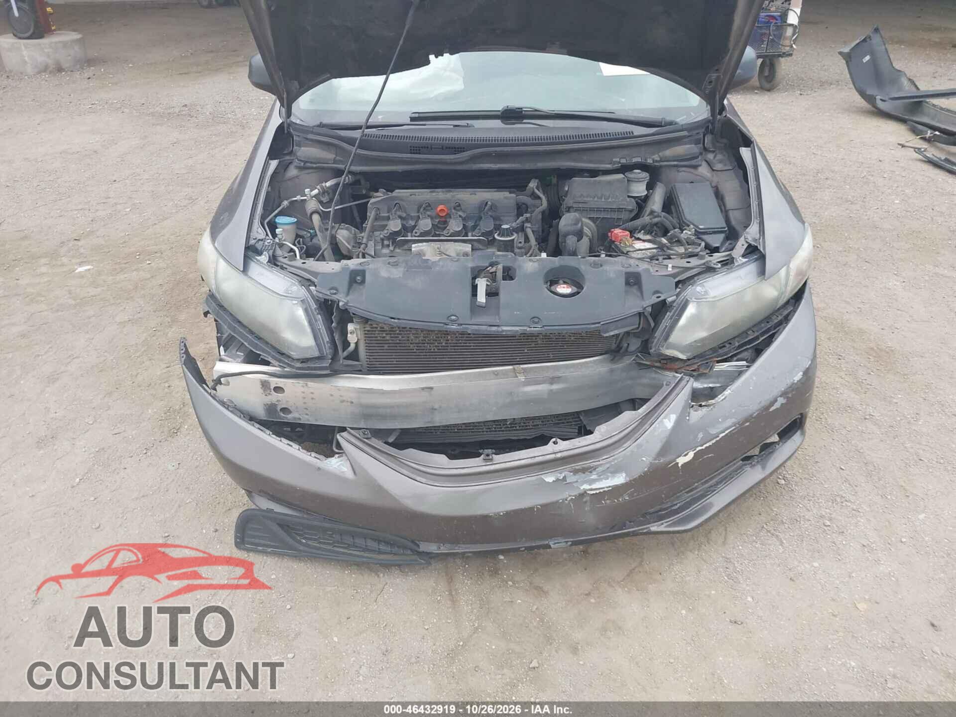 HONDA CIVIC 2013 - 19XFB2F89DE019656