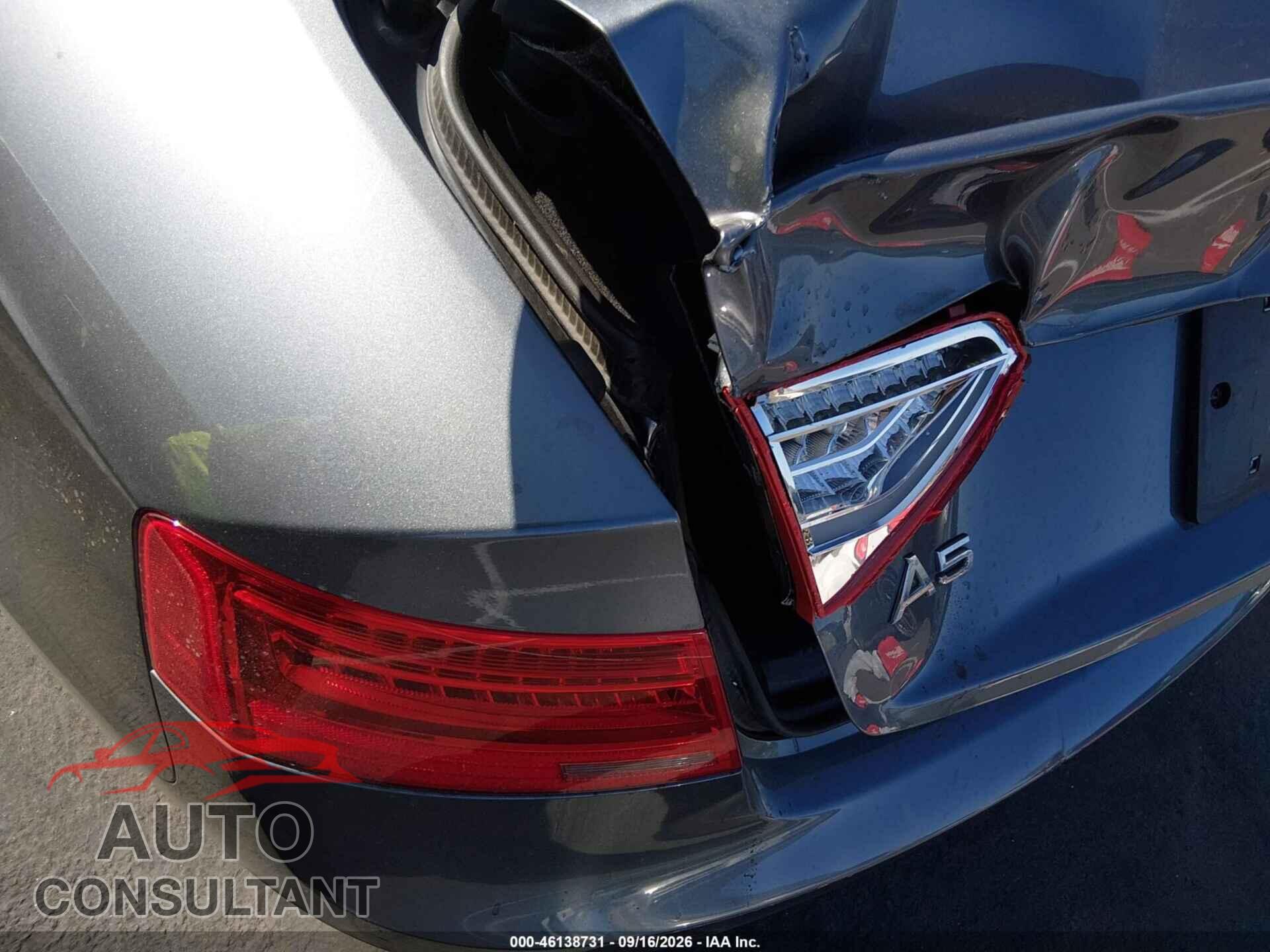 AUDI A5 2014 - WAULFAFR8EA022124
