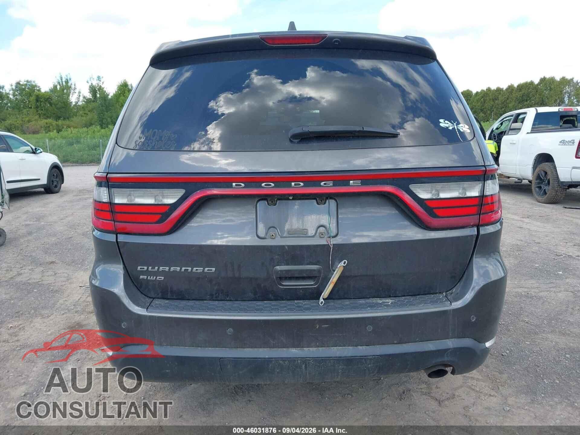 DODGE DURANGO 2017 - 1C4RDJAG6HC924062