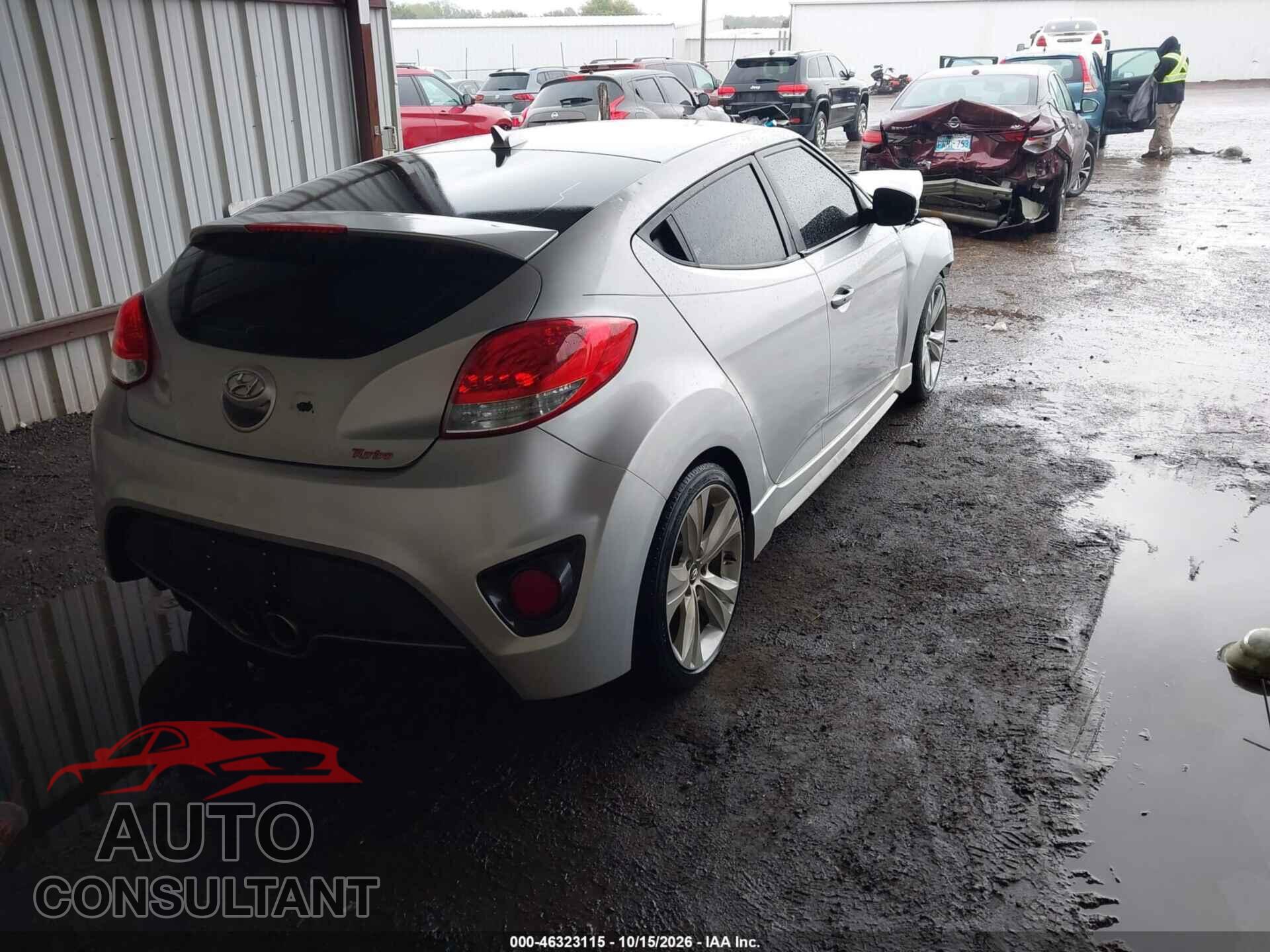 HYUNDAI VELOSTER 2013 - KMHTC6AE4DU145666