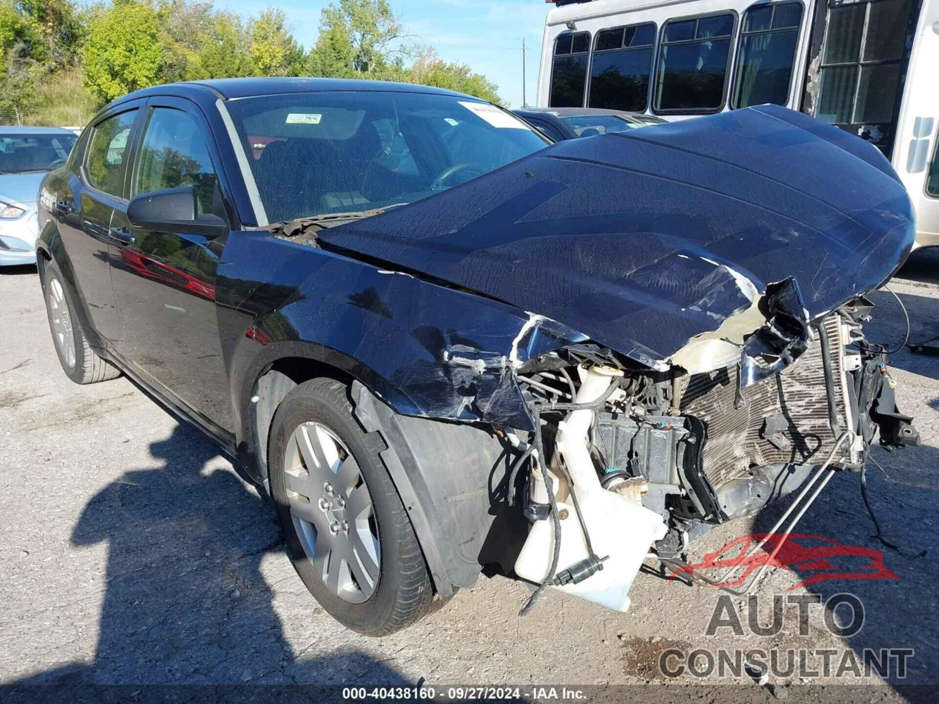 DODGE AVENGER 2012 - 1C3CDZAB7CN198481