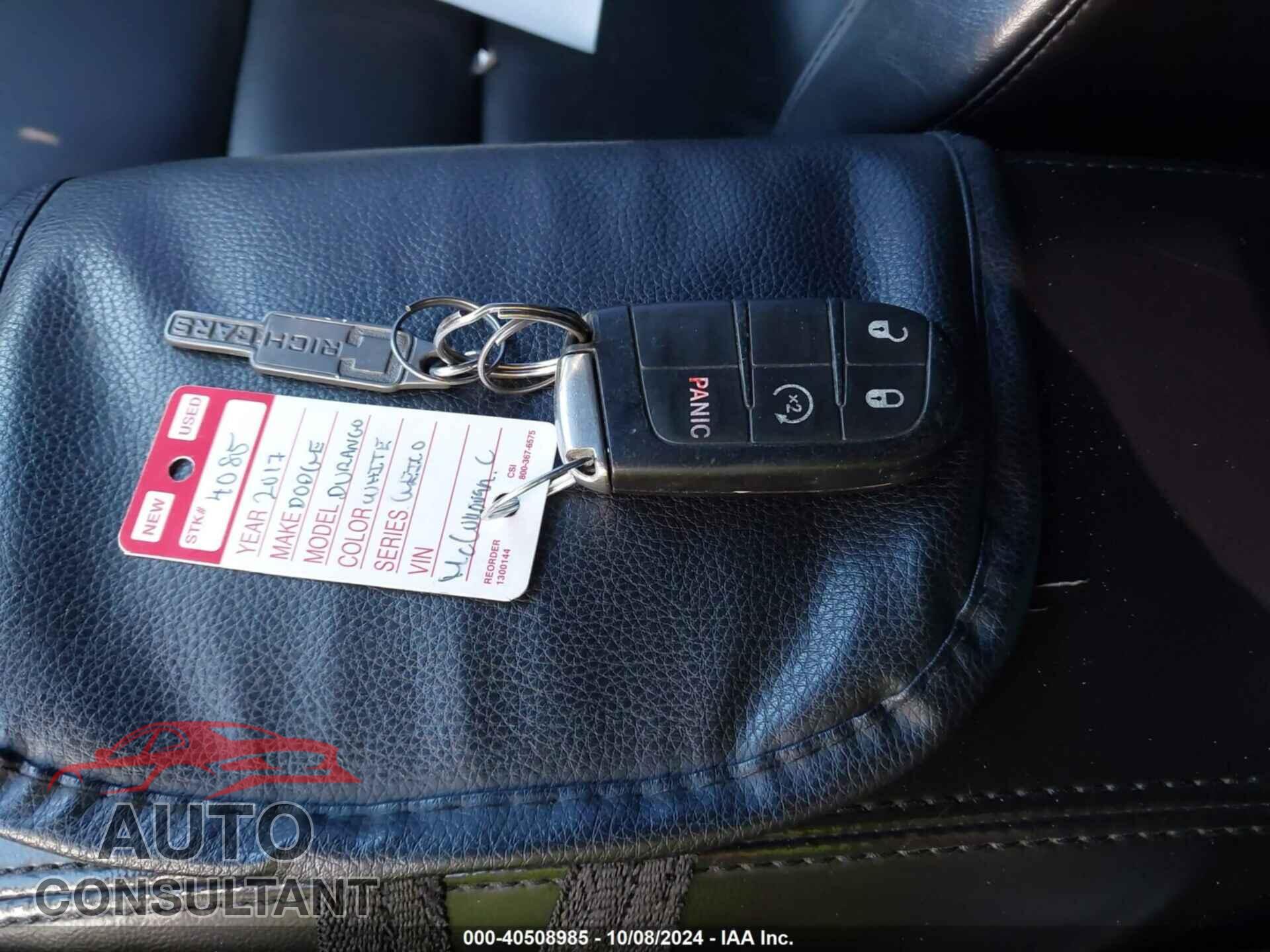 DODGE DURANGO 2017 - 1C4RDJDG2HC691924