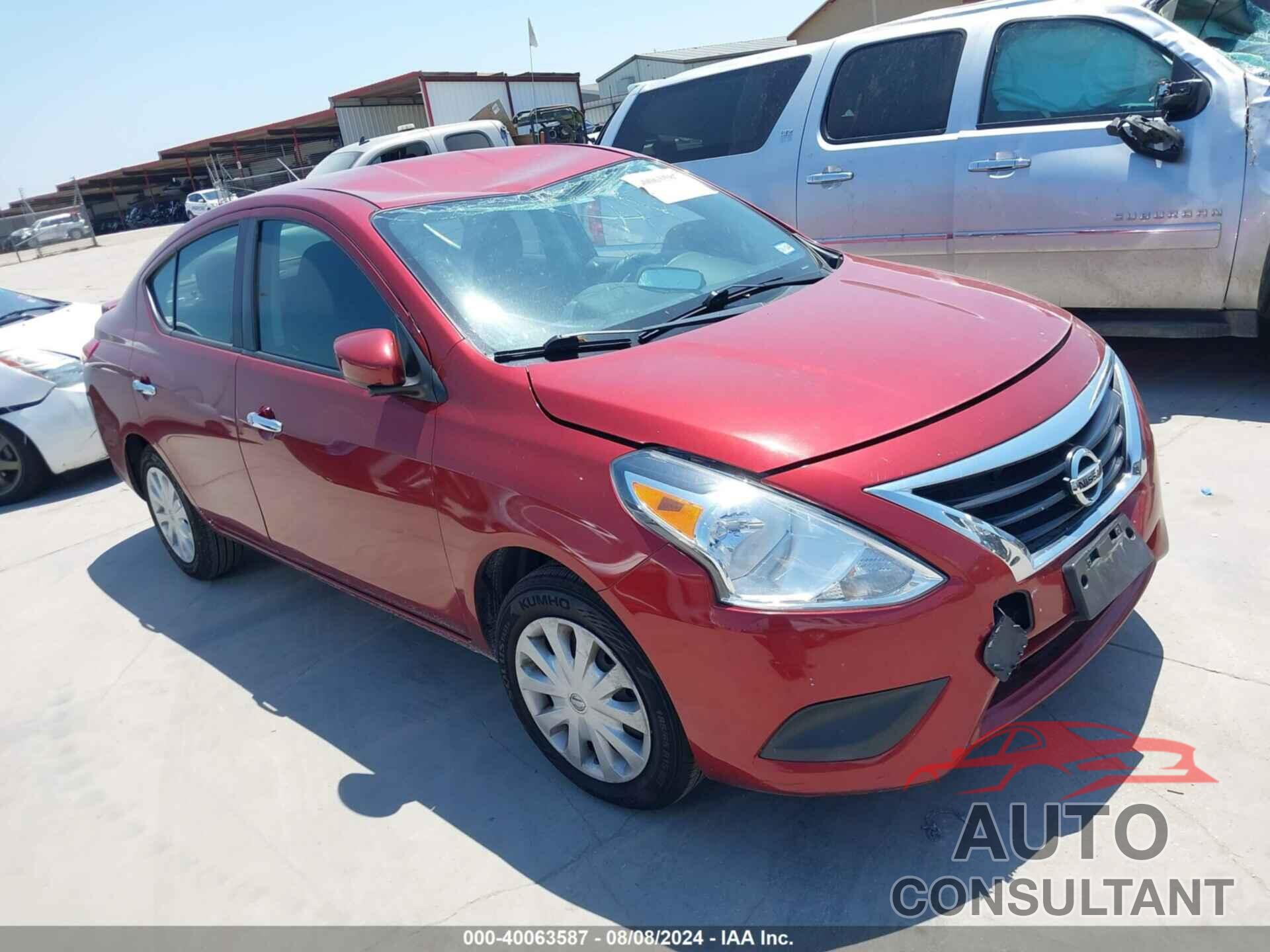 NISSAN VERSA 2018 - 3N1CN7AP7JL821901