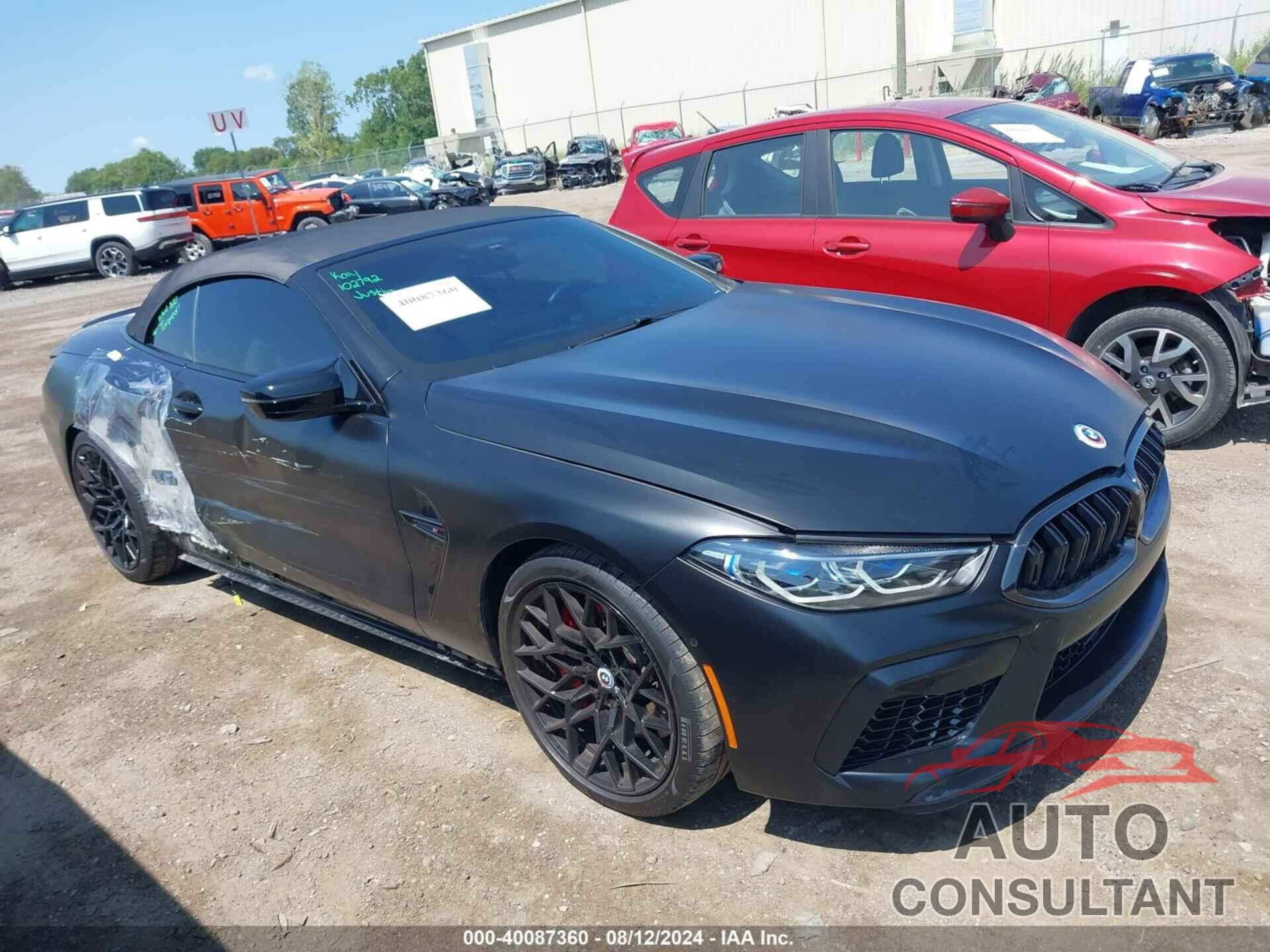 BMW M8 CABRIOLET 2023 - WBSDZ0C07PCM58994