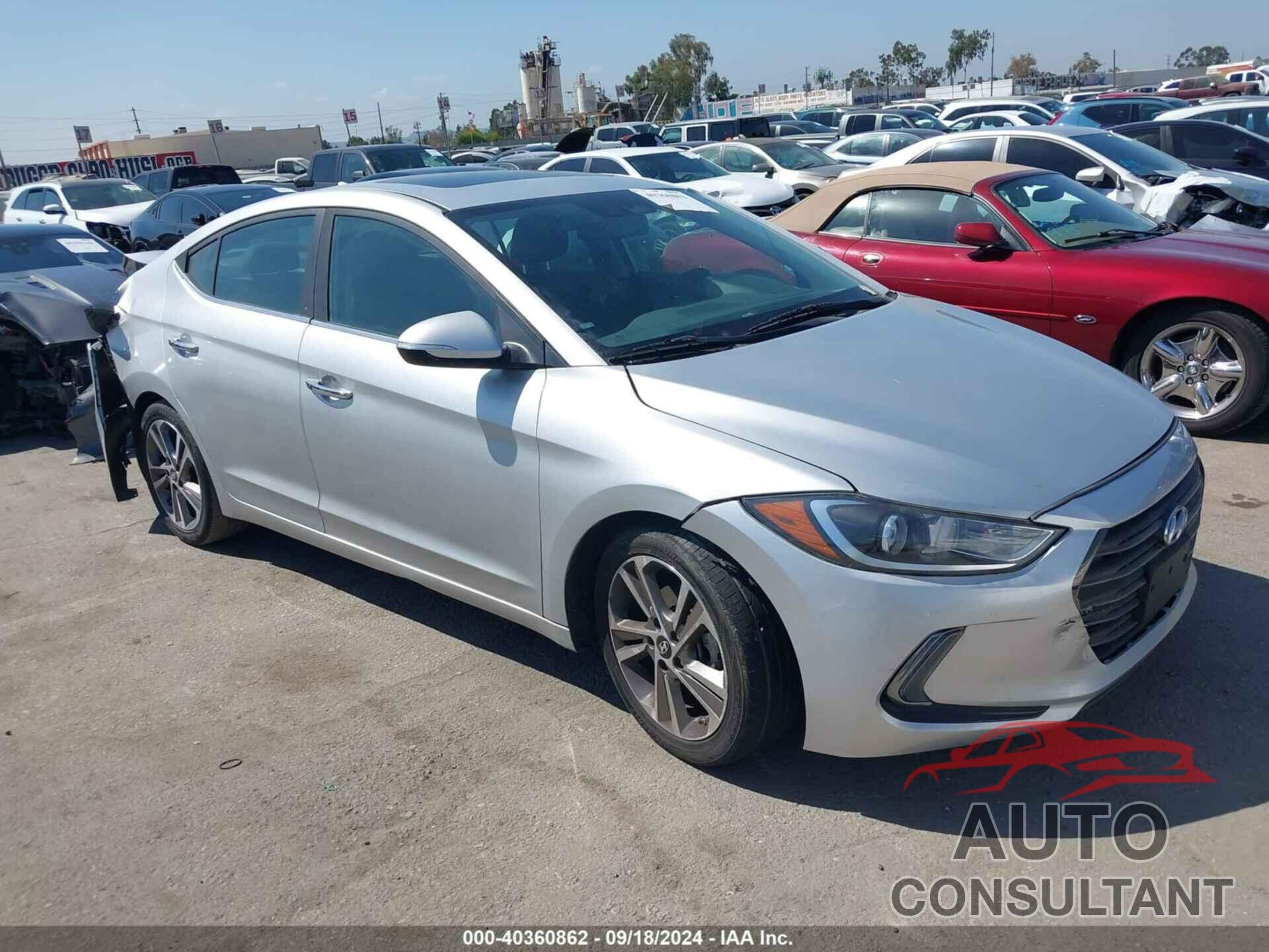 HYUNDAI ELANTRA 2017 - 5NPD84LF7HH038857