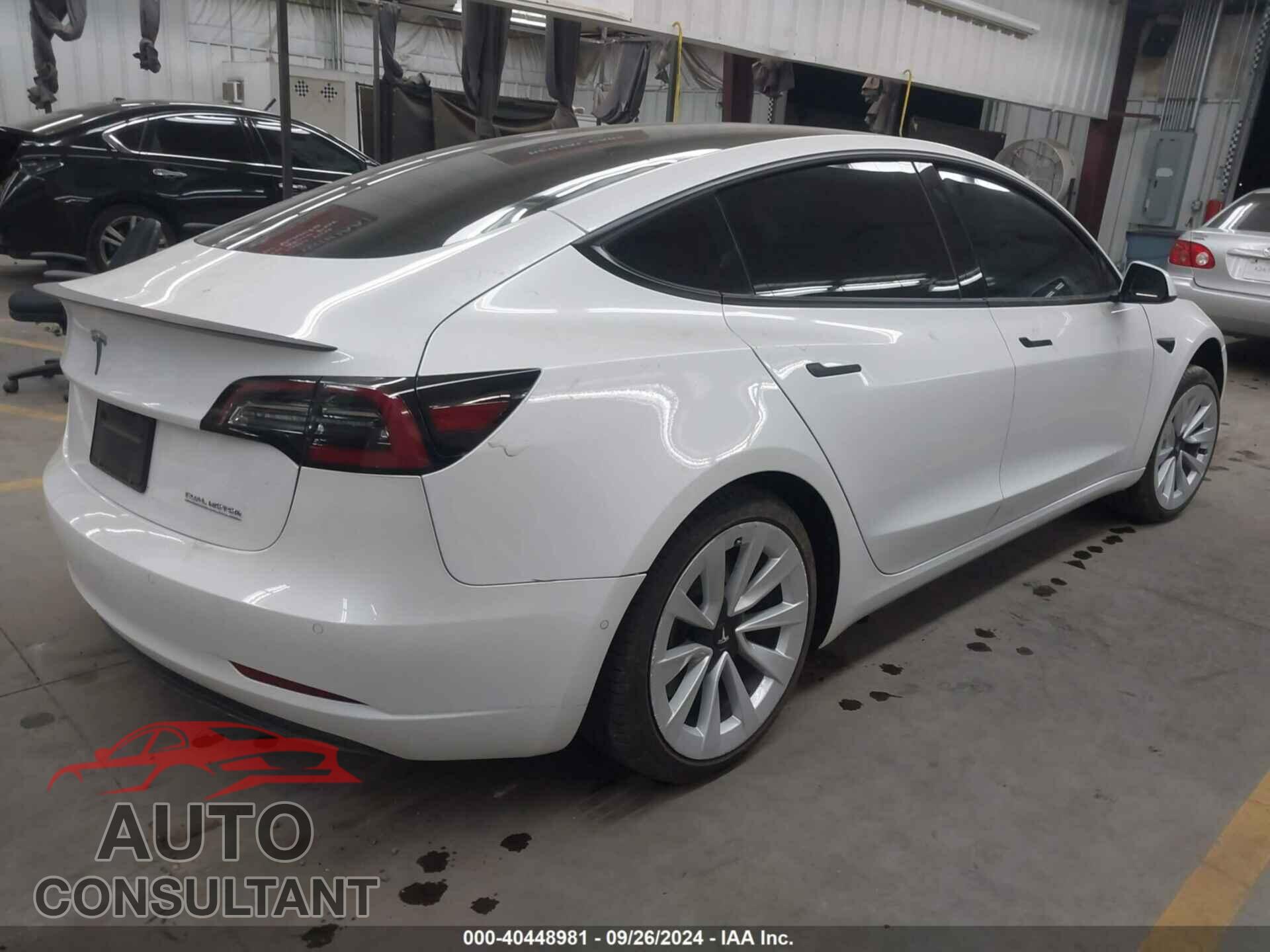 TESLA MODEL 3 2022 - 5YJ3E1EBXNF253009