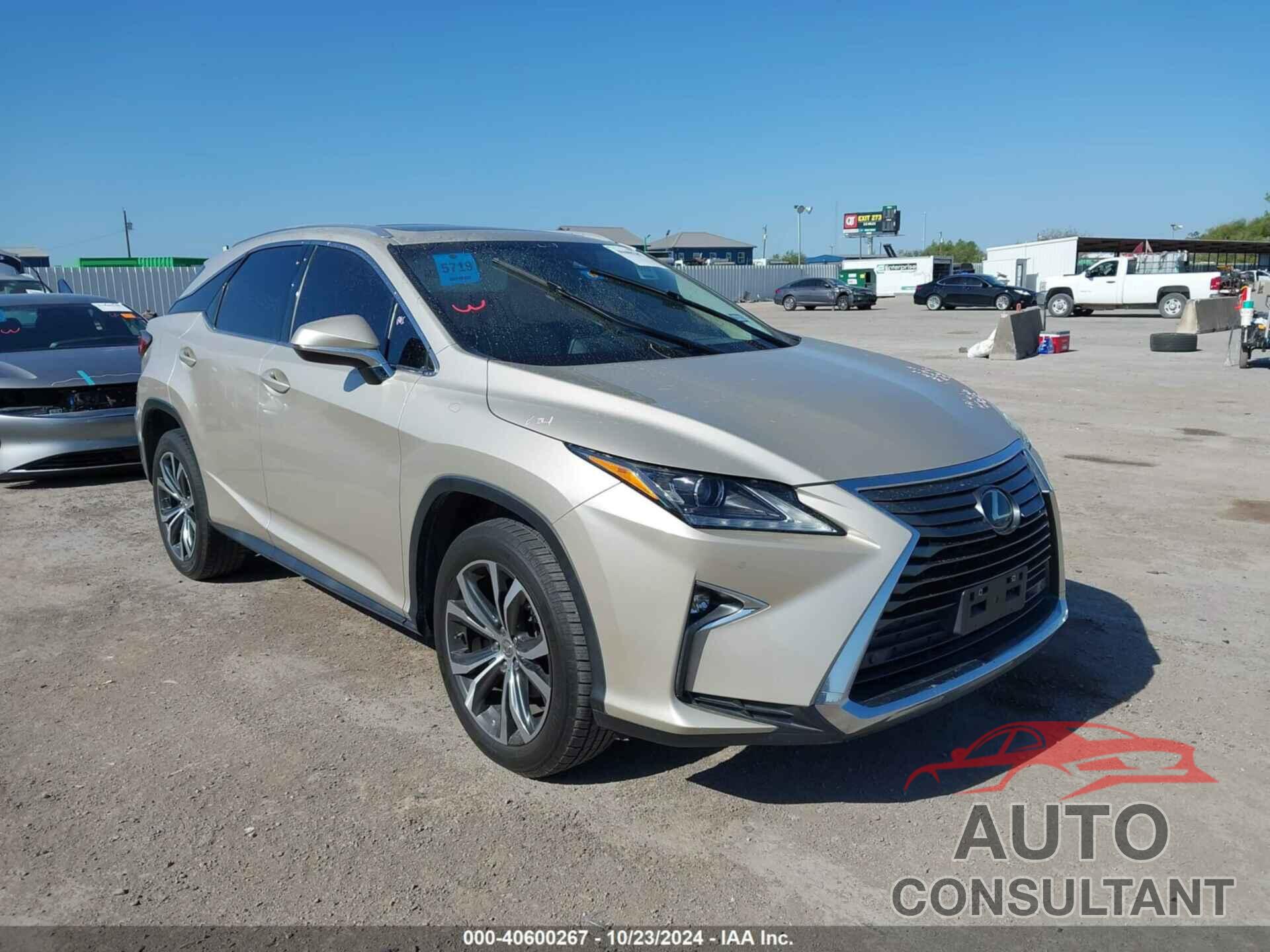 LEXUS RX 350 2016 - 2T2ZZMCA9GC029971