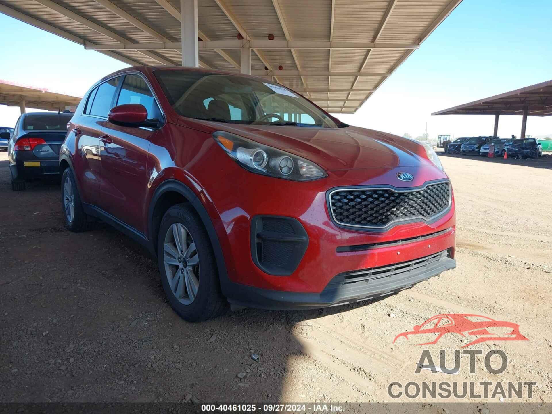 KIA SPORTAGE 2017 - KNDPM3AC0H7084305