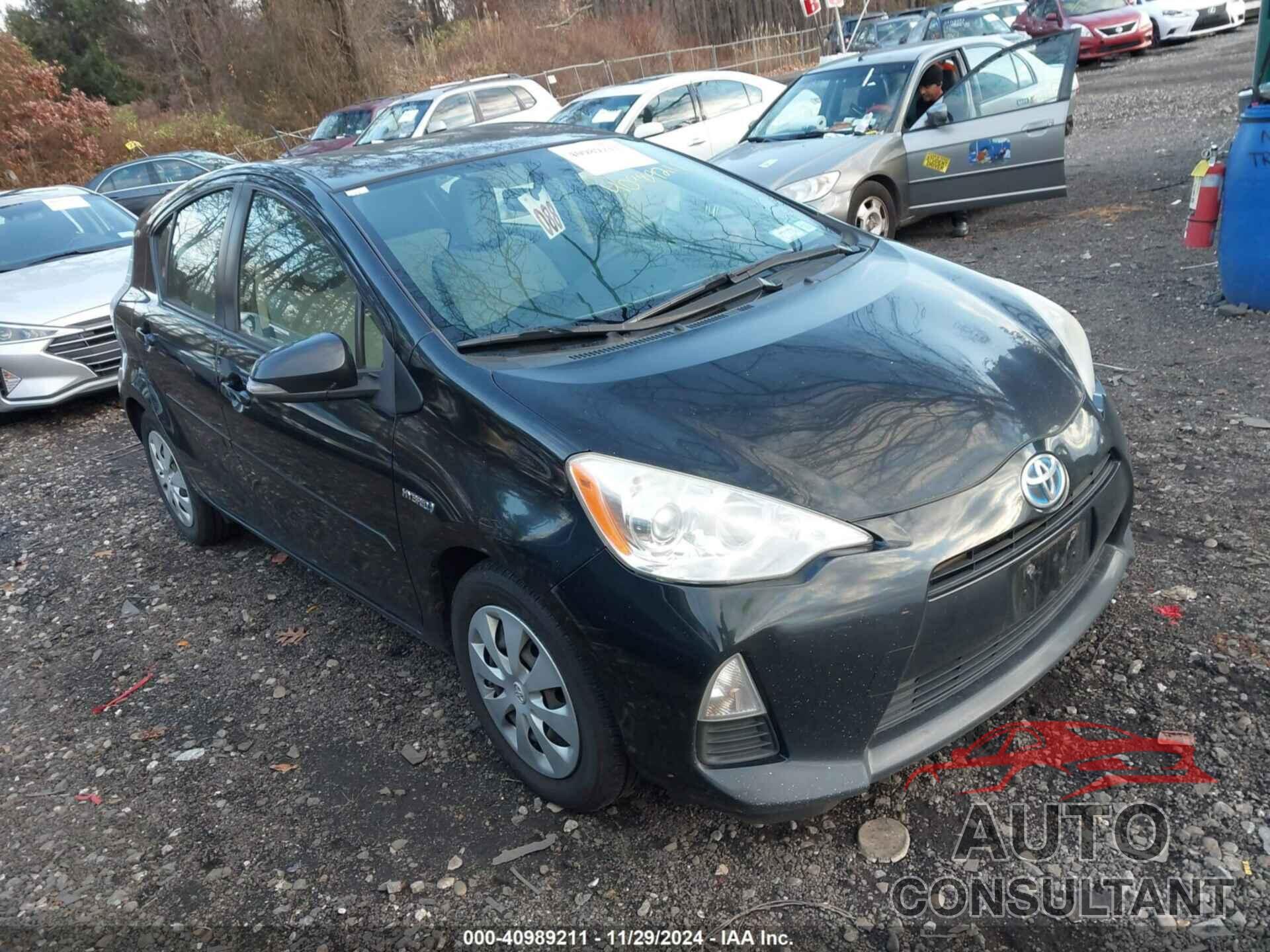 TOYOTA PRIUS C 2014 - JTDKDTB38E1558198