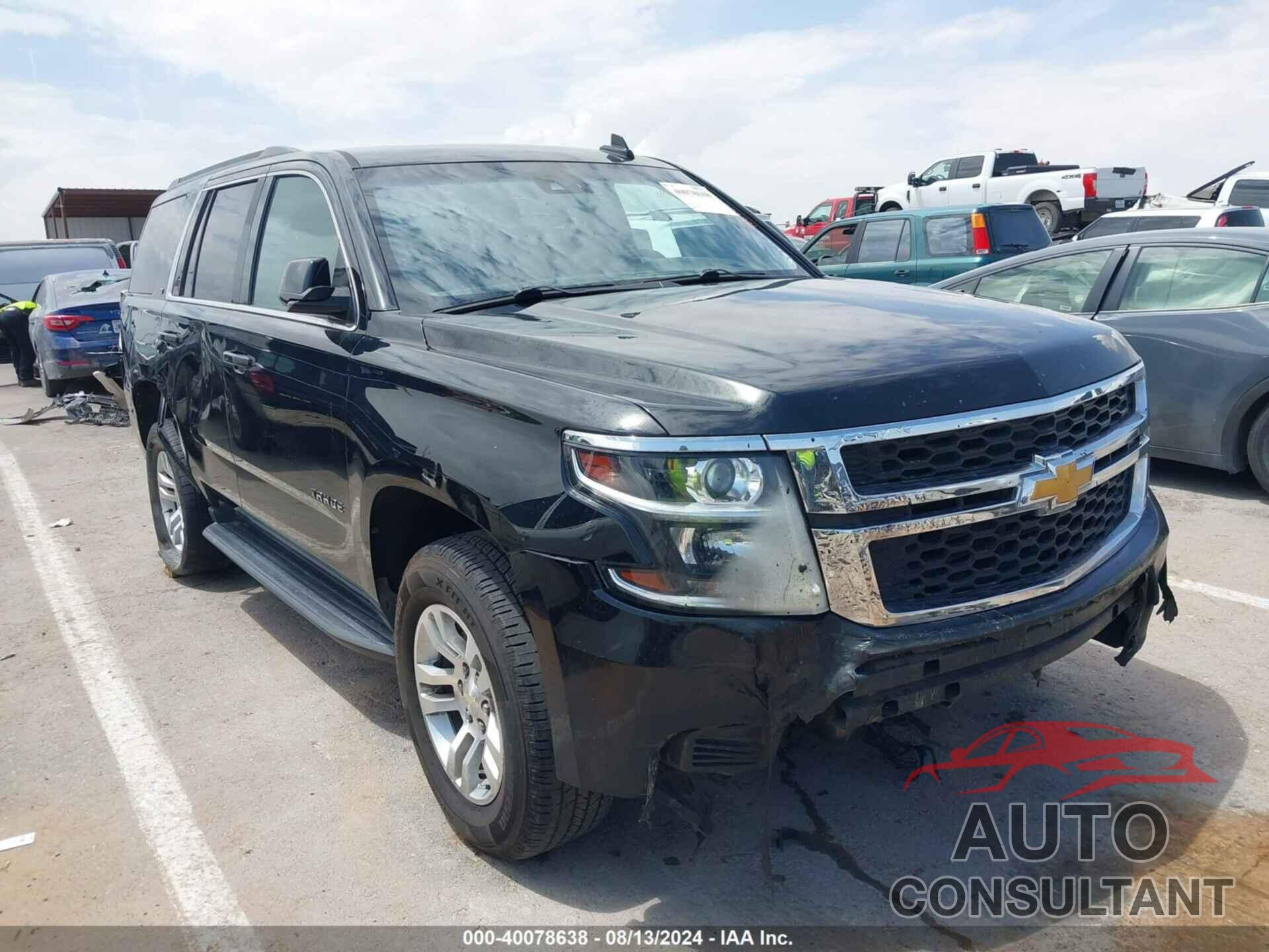 CHEVROLET TAHOE 2019 - 1GNSKBKC4KR303391